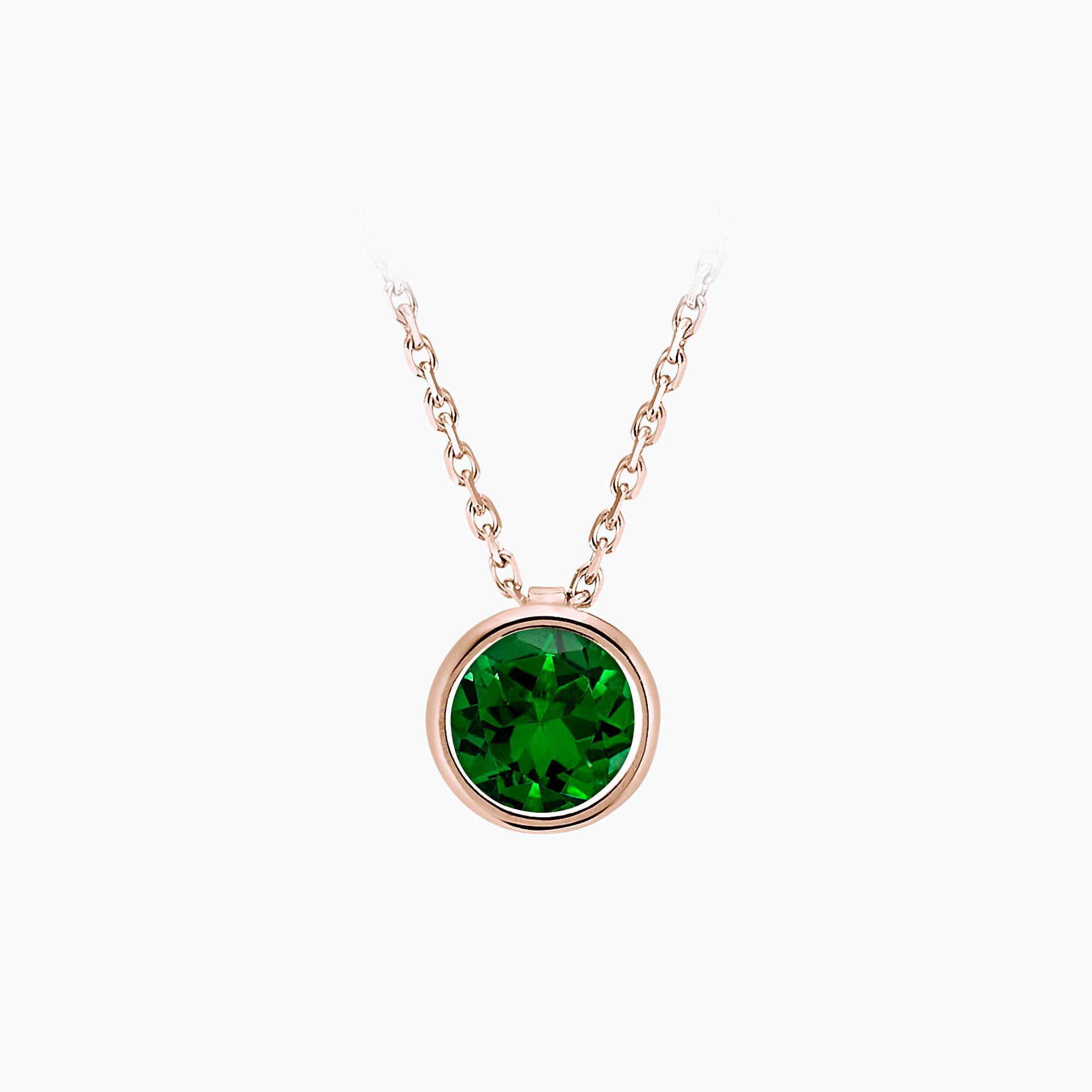 Collier Nymphéa Tsavorite