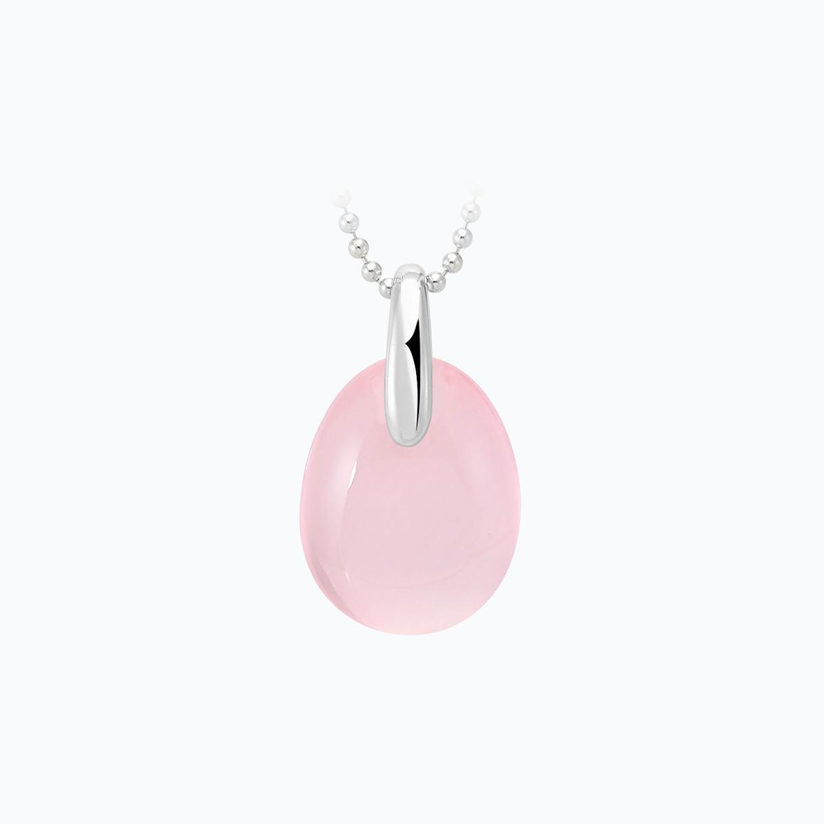 Collier Paradis Quartz Rose