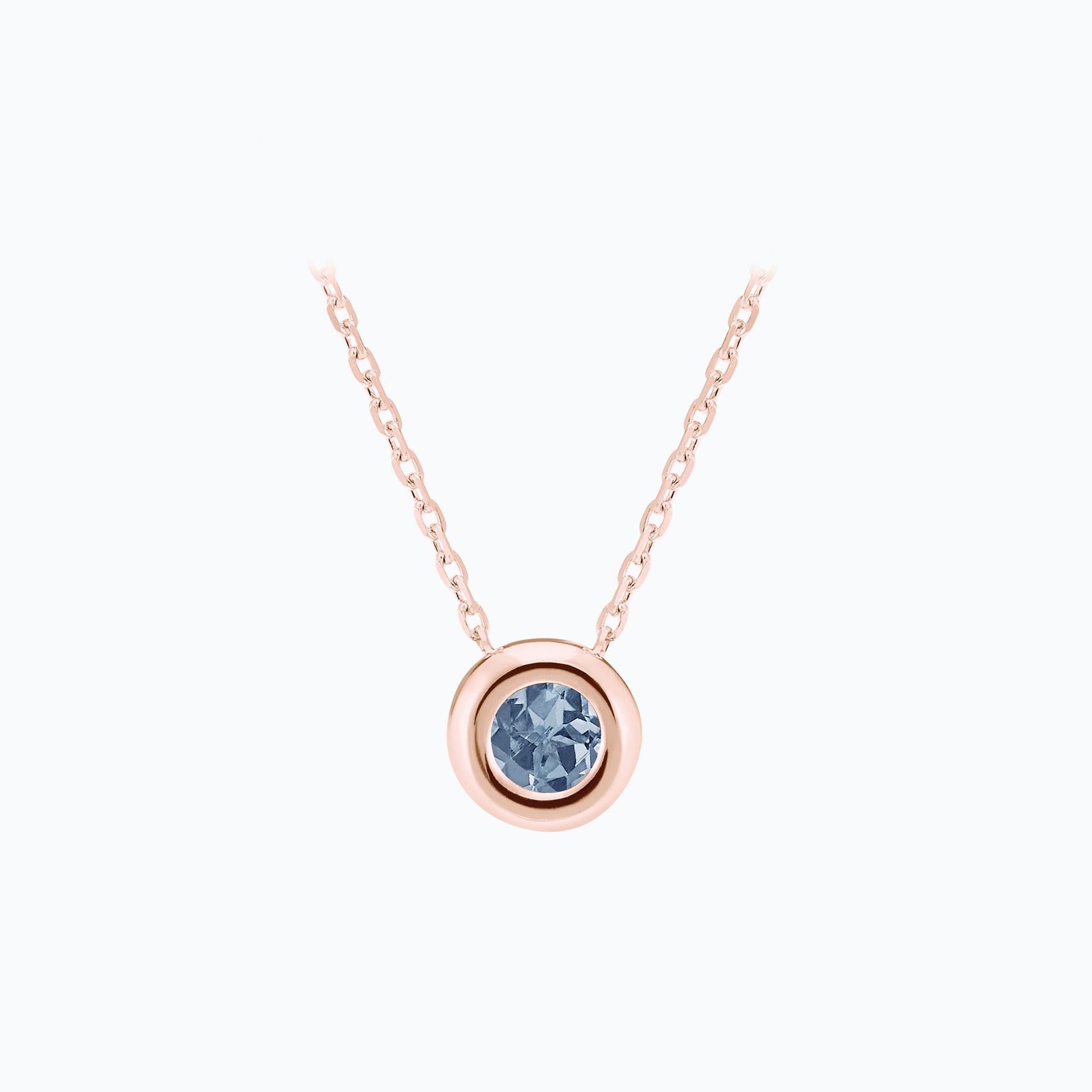 Collier Sfera Saphir Bleu Tendre