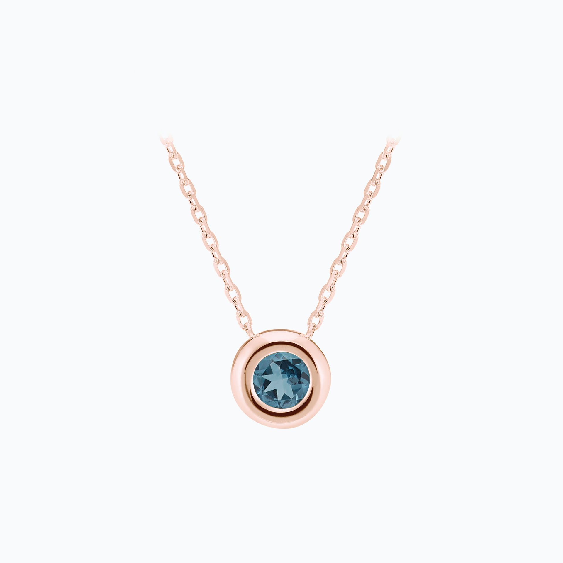 Collier Sféra Topaze Blue London