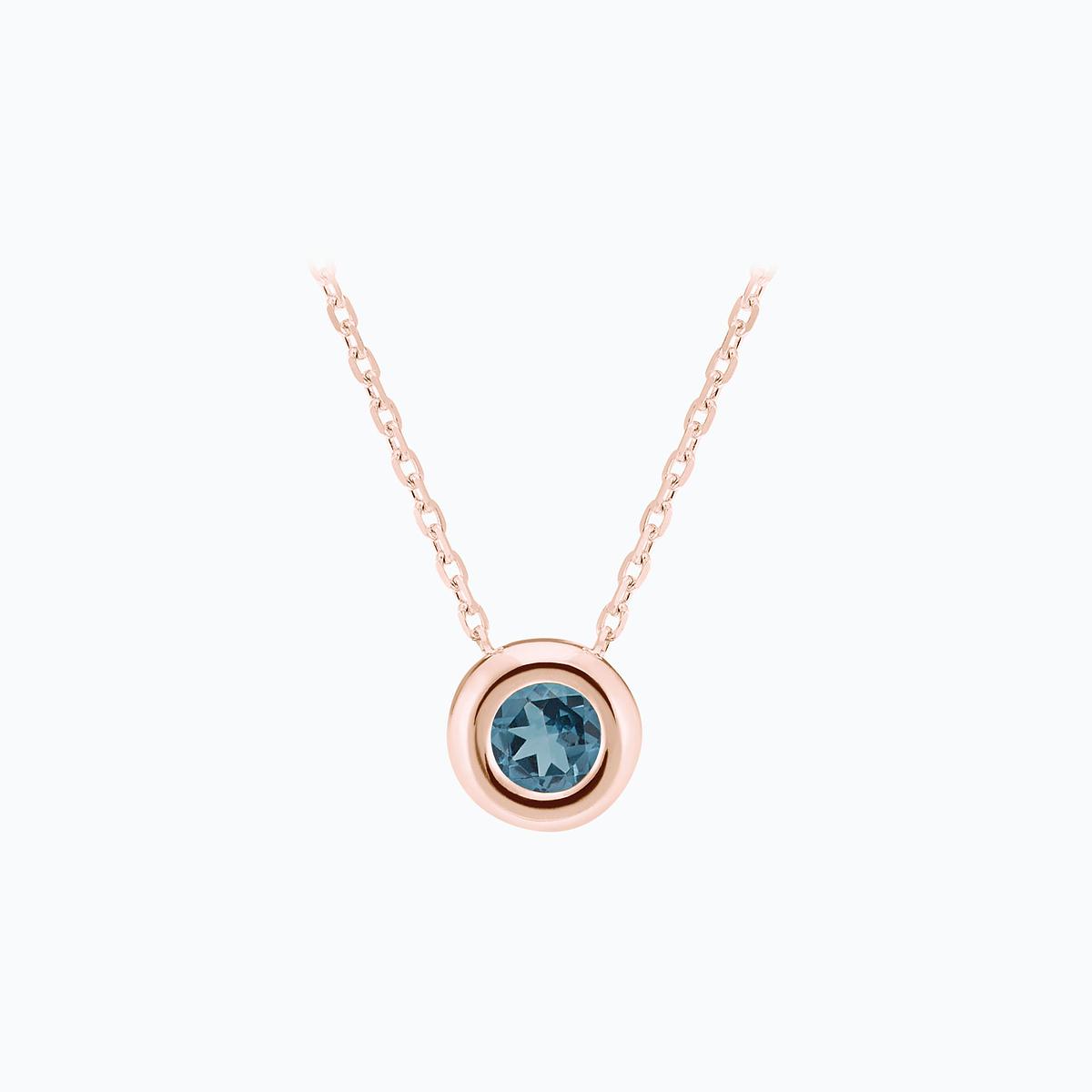 Collier Sféra Topaze Blue London