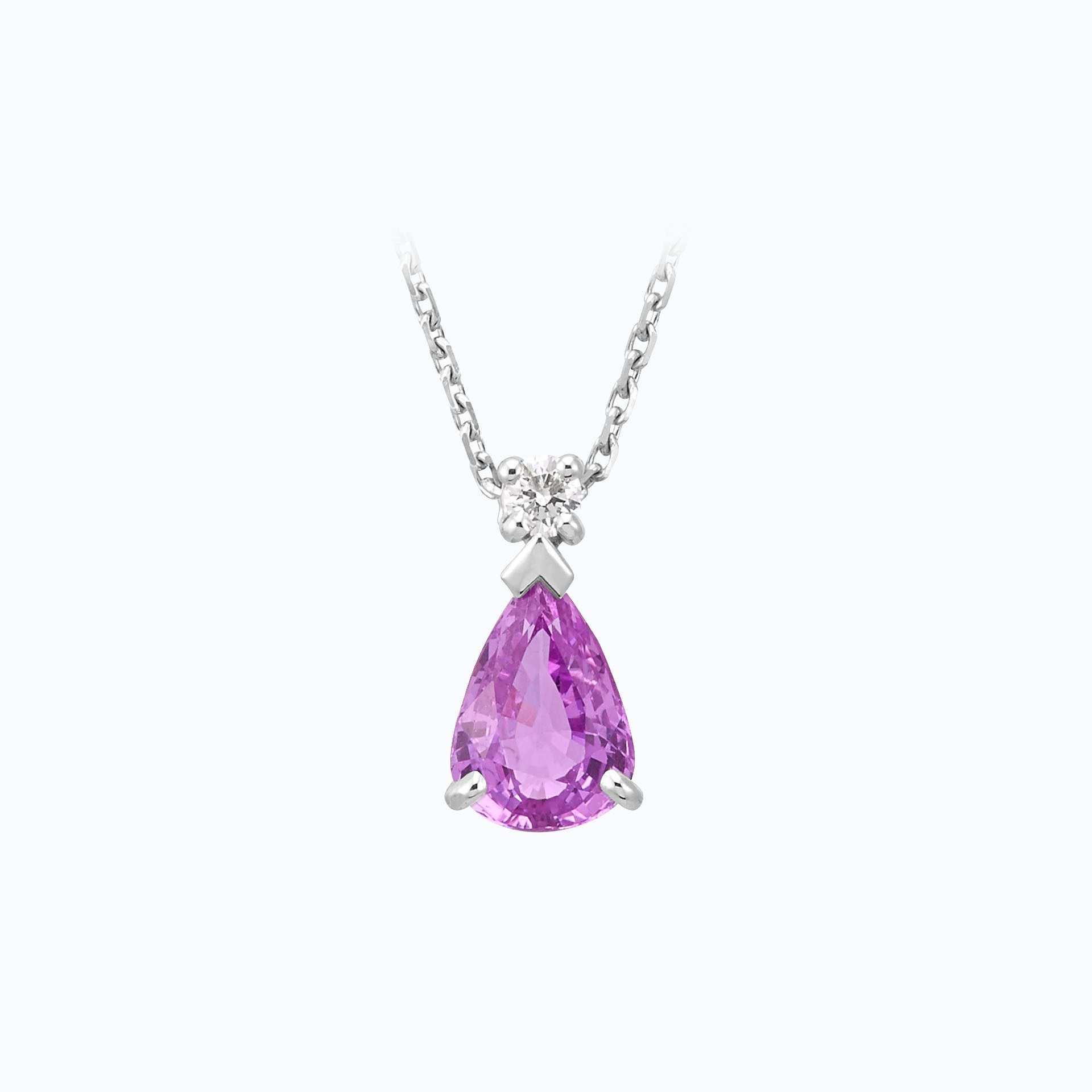Collier Tosca Saphir Rose
