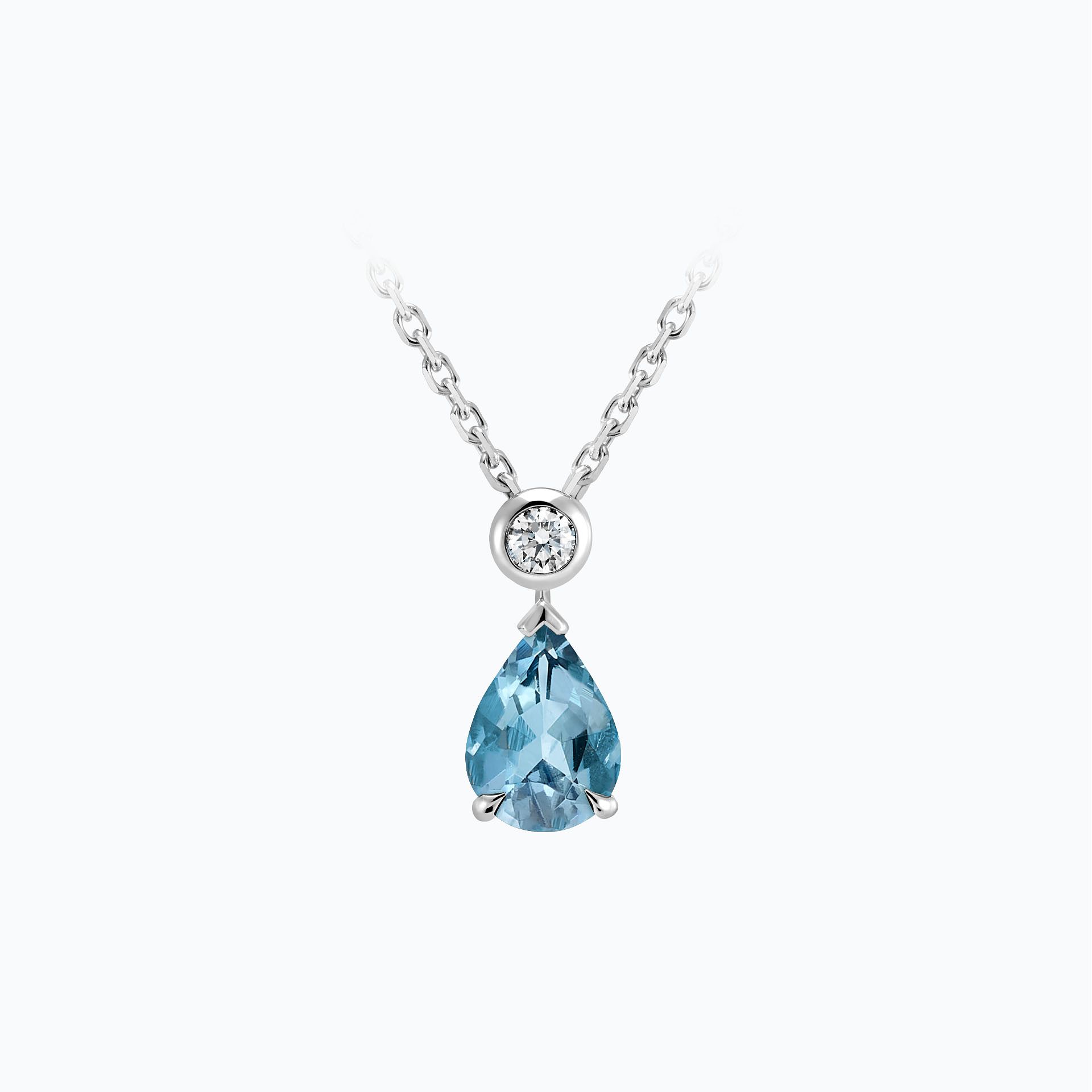 Collier Victoria Aigue-marine