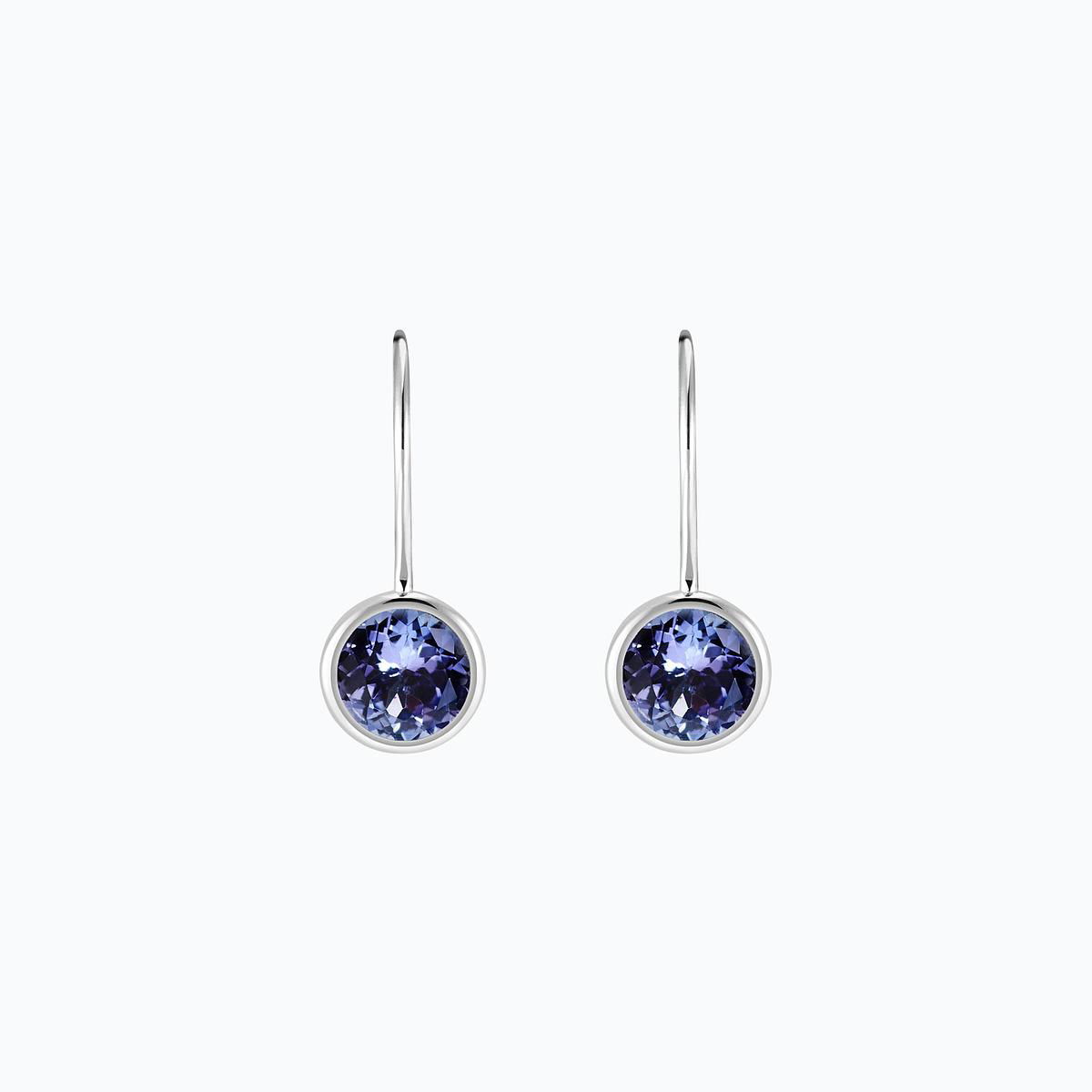 Dormeuses Nymphéa Tanzanite