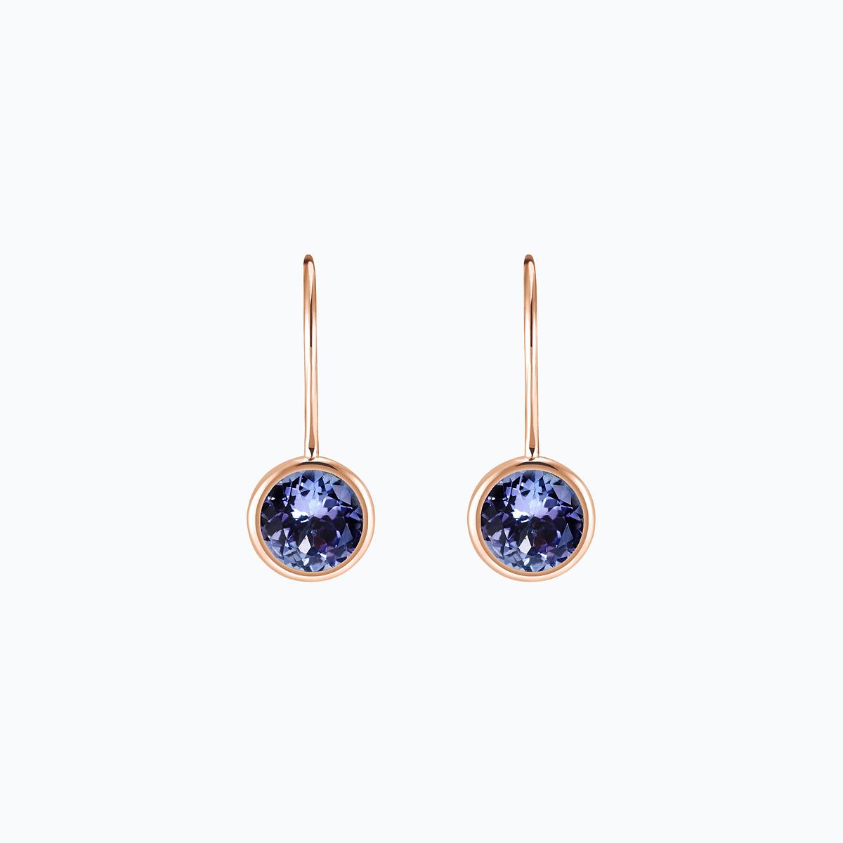 Dormeuses Nymphéa Tanzanite