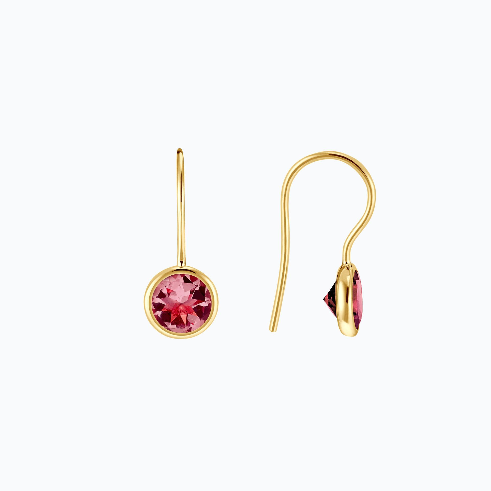 Dormeuses Nymphéa Tourmaline