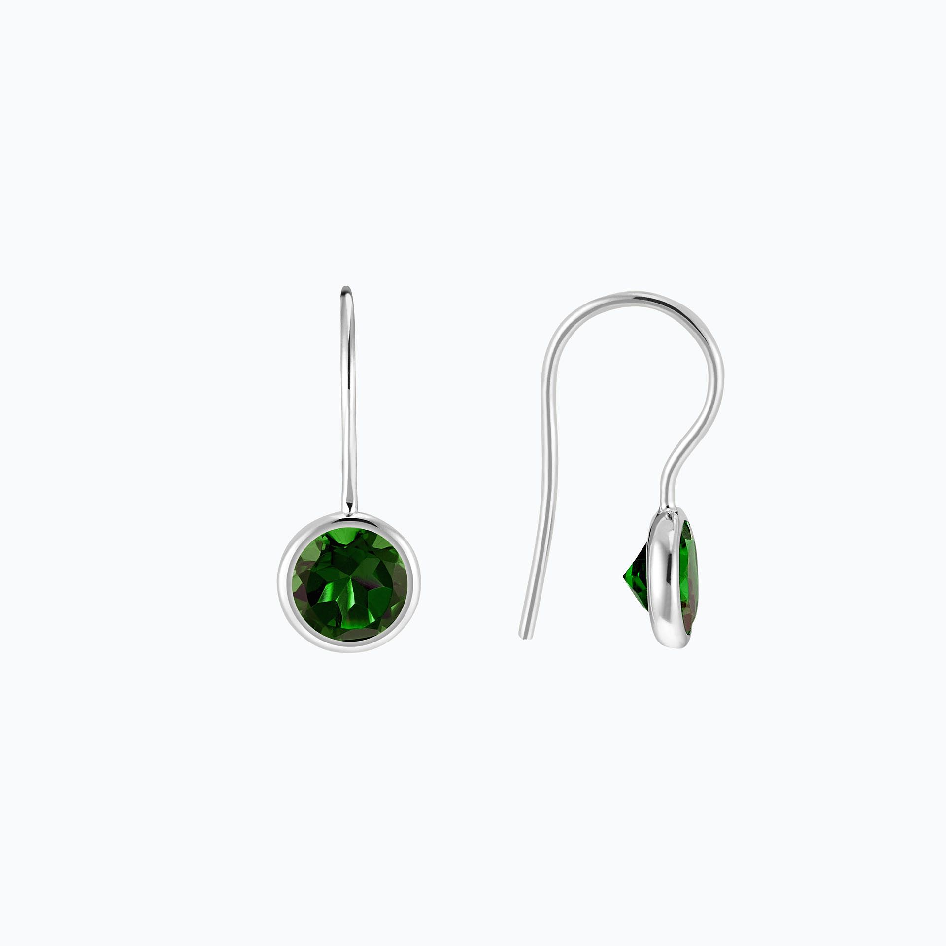 Dormeuses Nymphéa Tsavorite