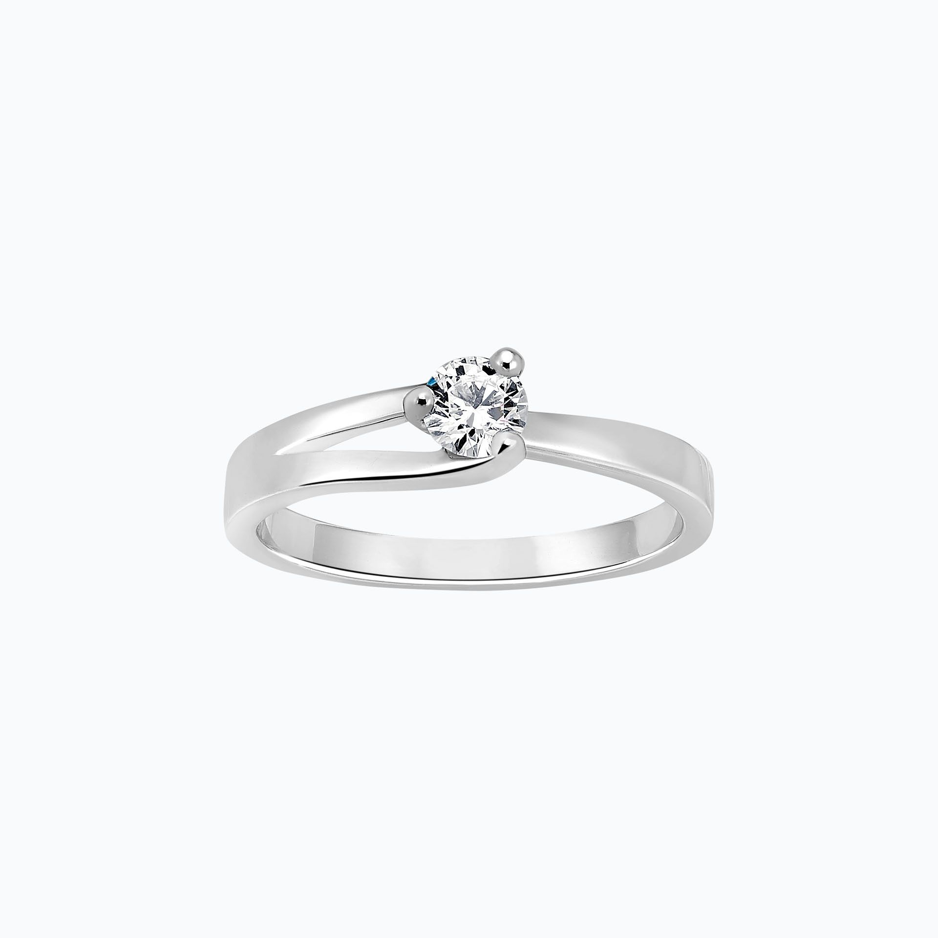 Solitaire Étoile Éclat Diamant de Synthèse