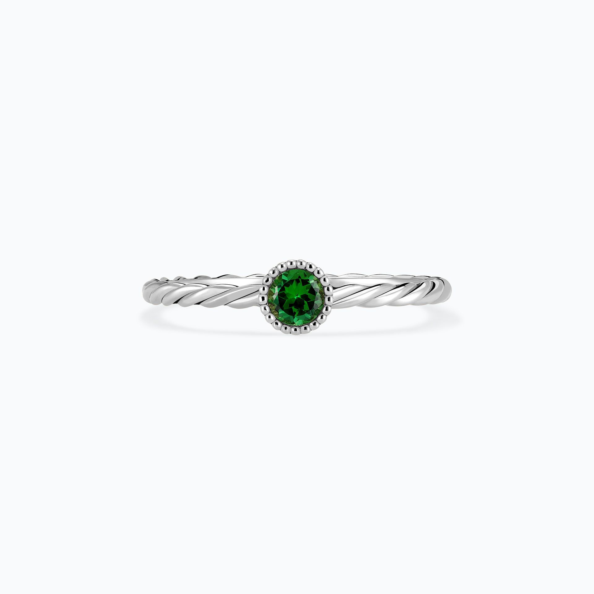 Solitaire Faustine Tsavorite