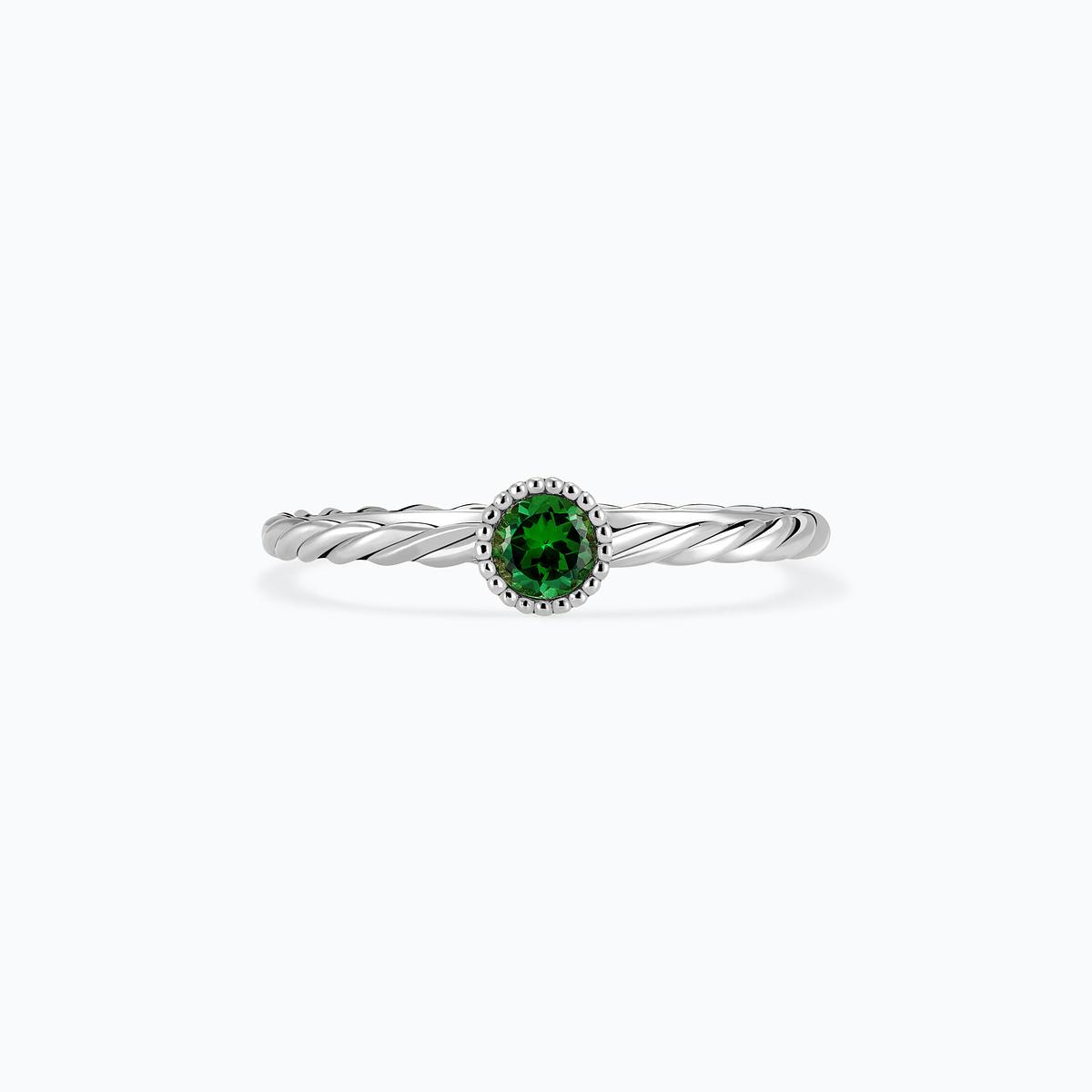 Solitaire Faustine Tsavorite