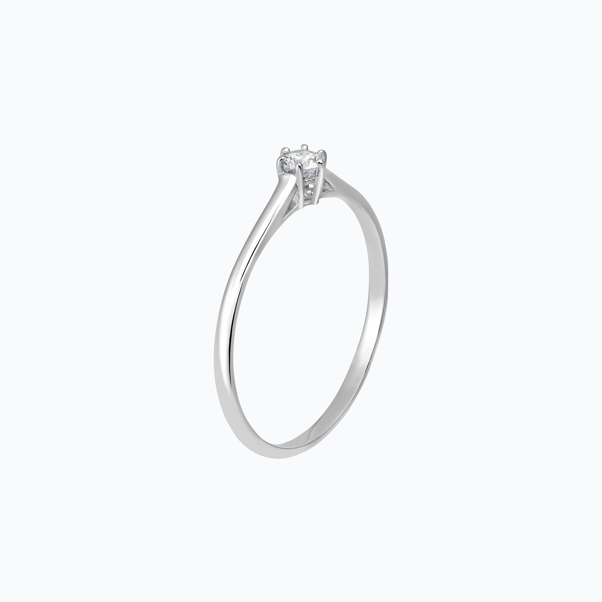 Solitaire Félicia 0.10 carat