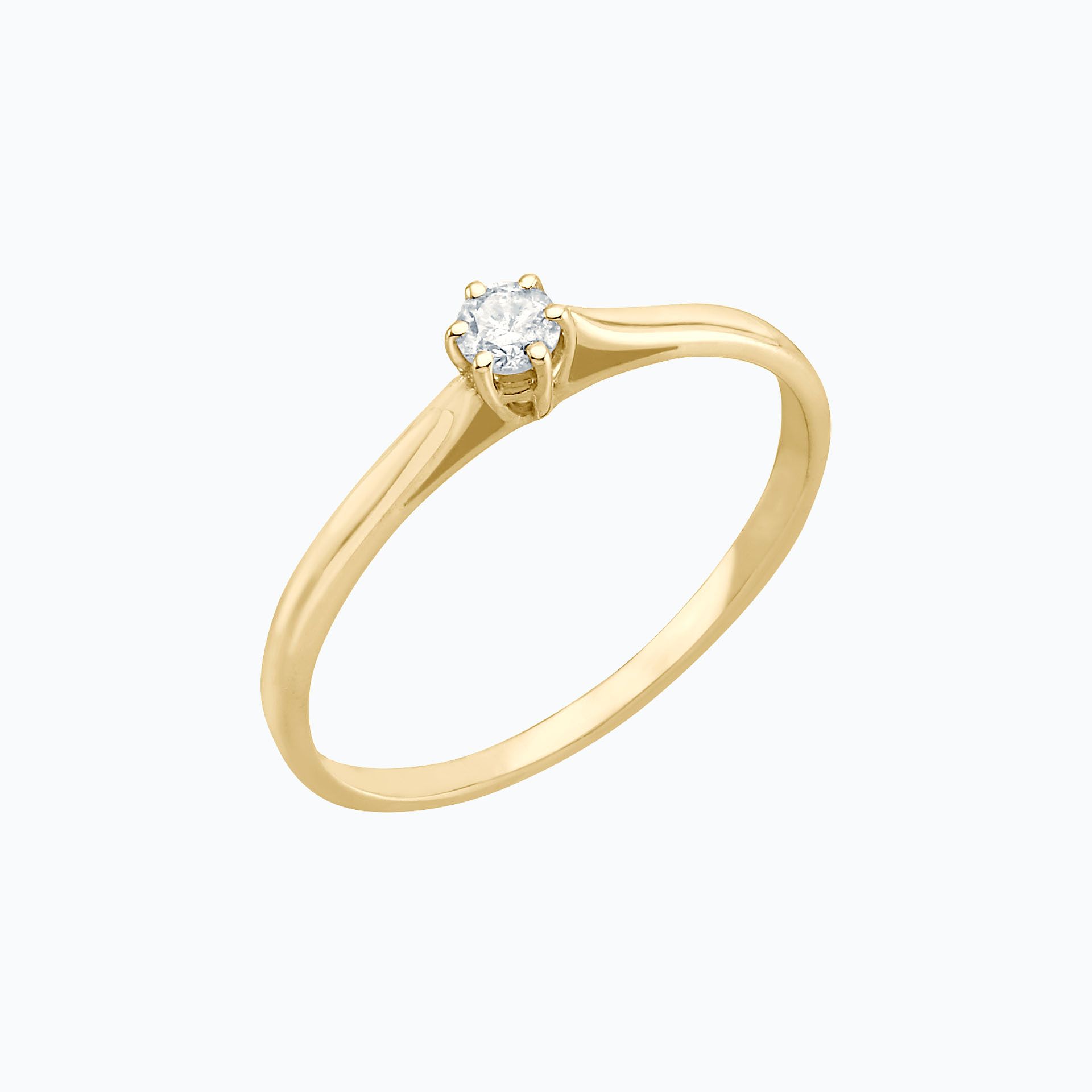 Solitaire Félicia 0.10 carat
