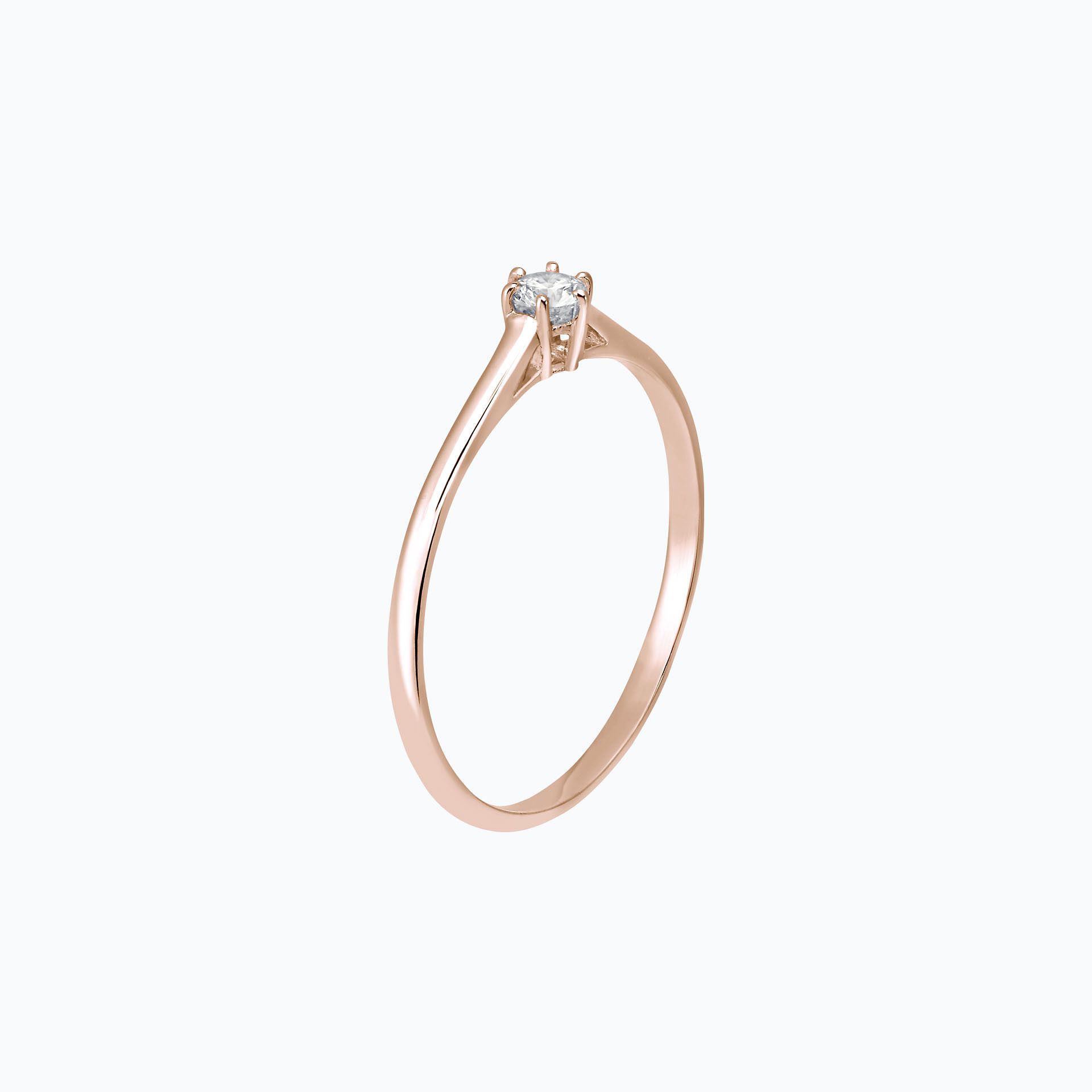 Solitaire Félicia 0.10 carat