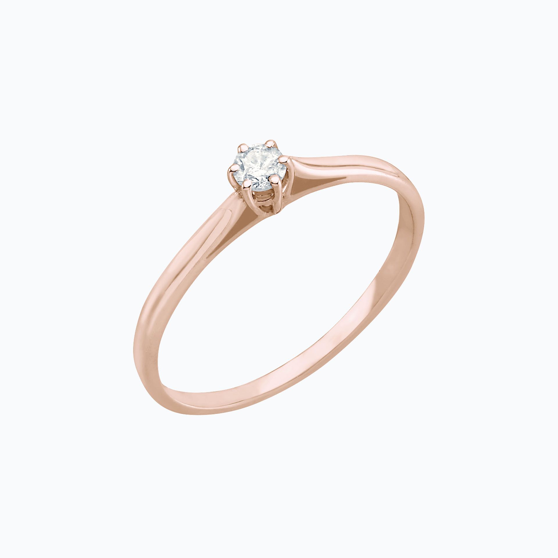 Solitaire Félicia 0.10 carat