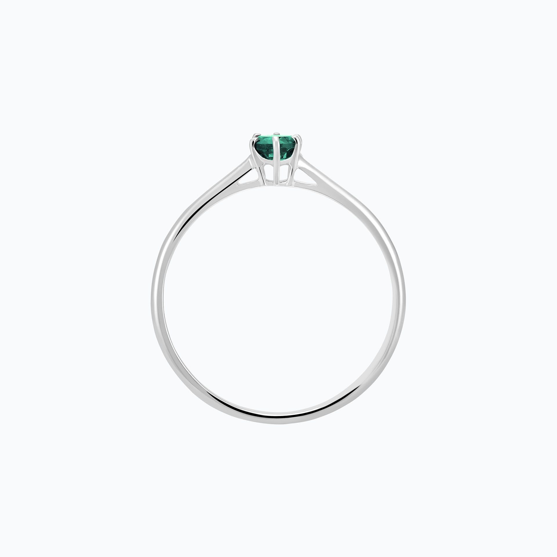 Solitaire Félicia Émeraude 3.5 mm