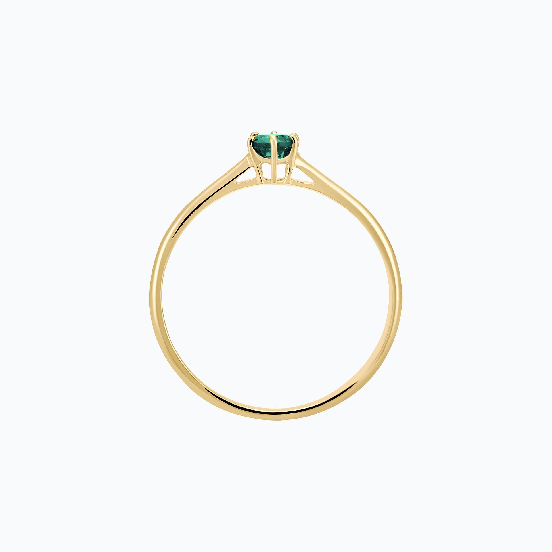Solitaire Félicia Émeraude 3.5 mm