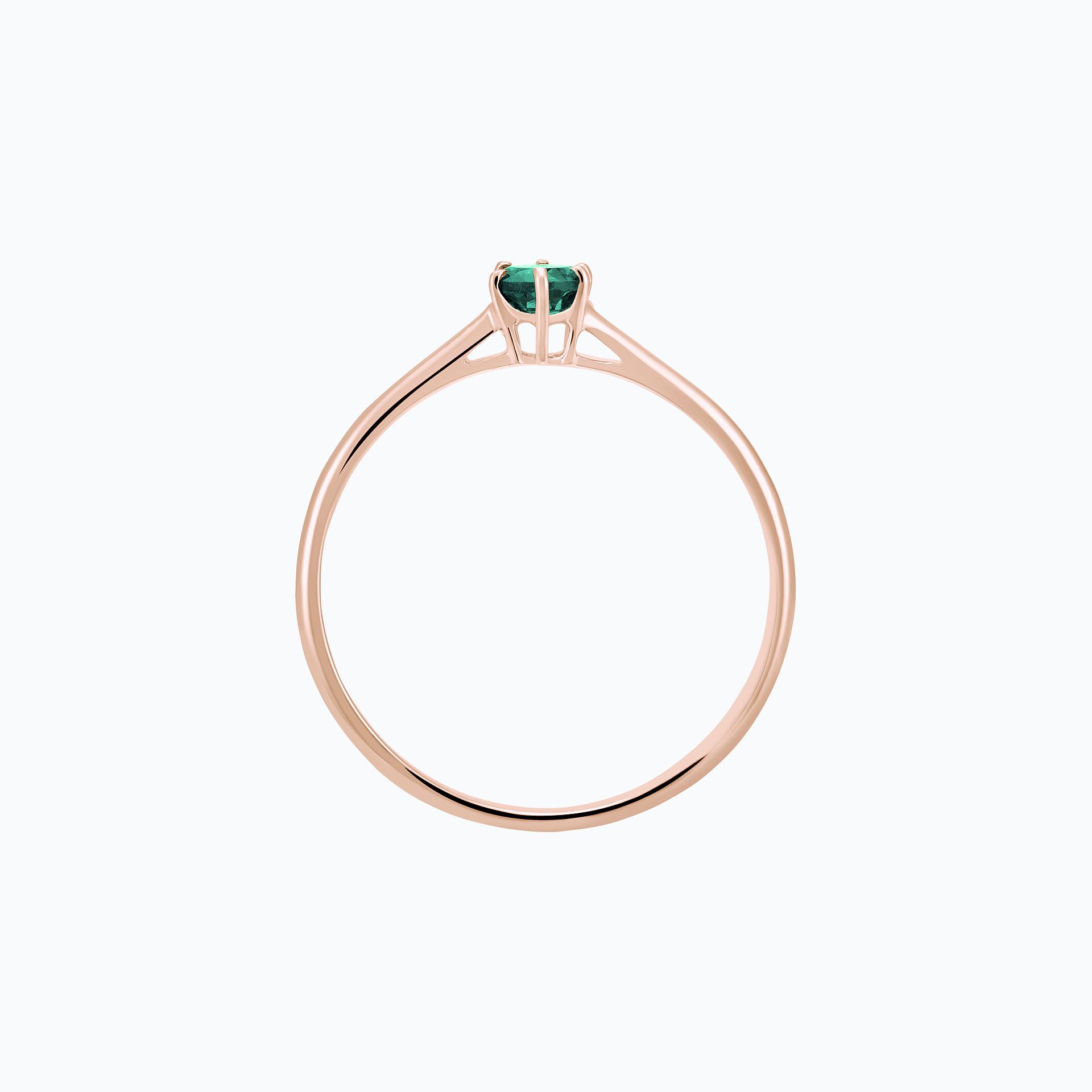 Solitaire Félicia Émeraude 3.5 mm