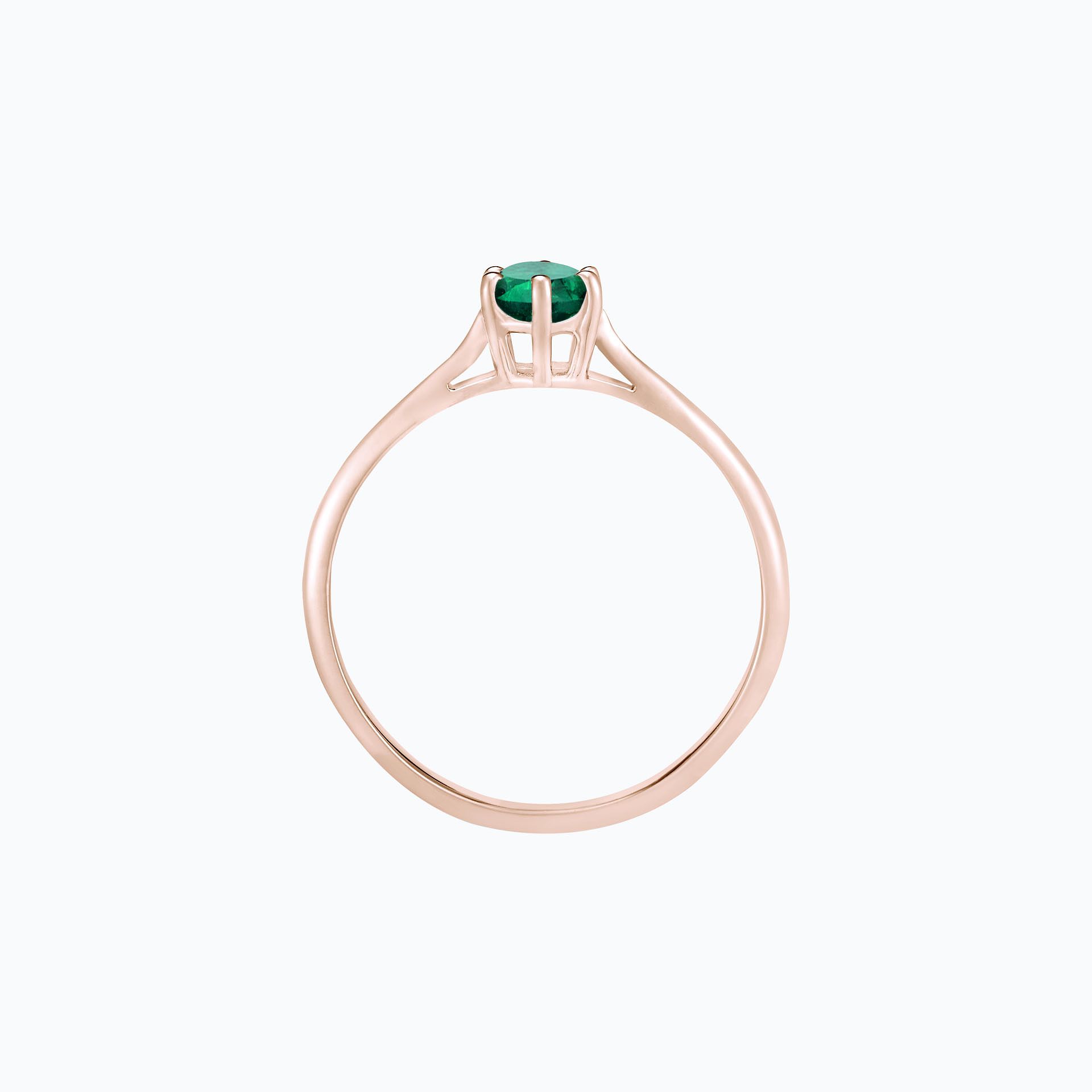 Solitaire Félicia Émeraude 4.5 mm