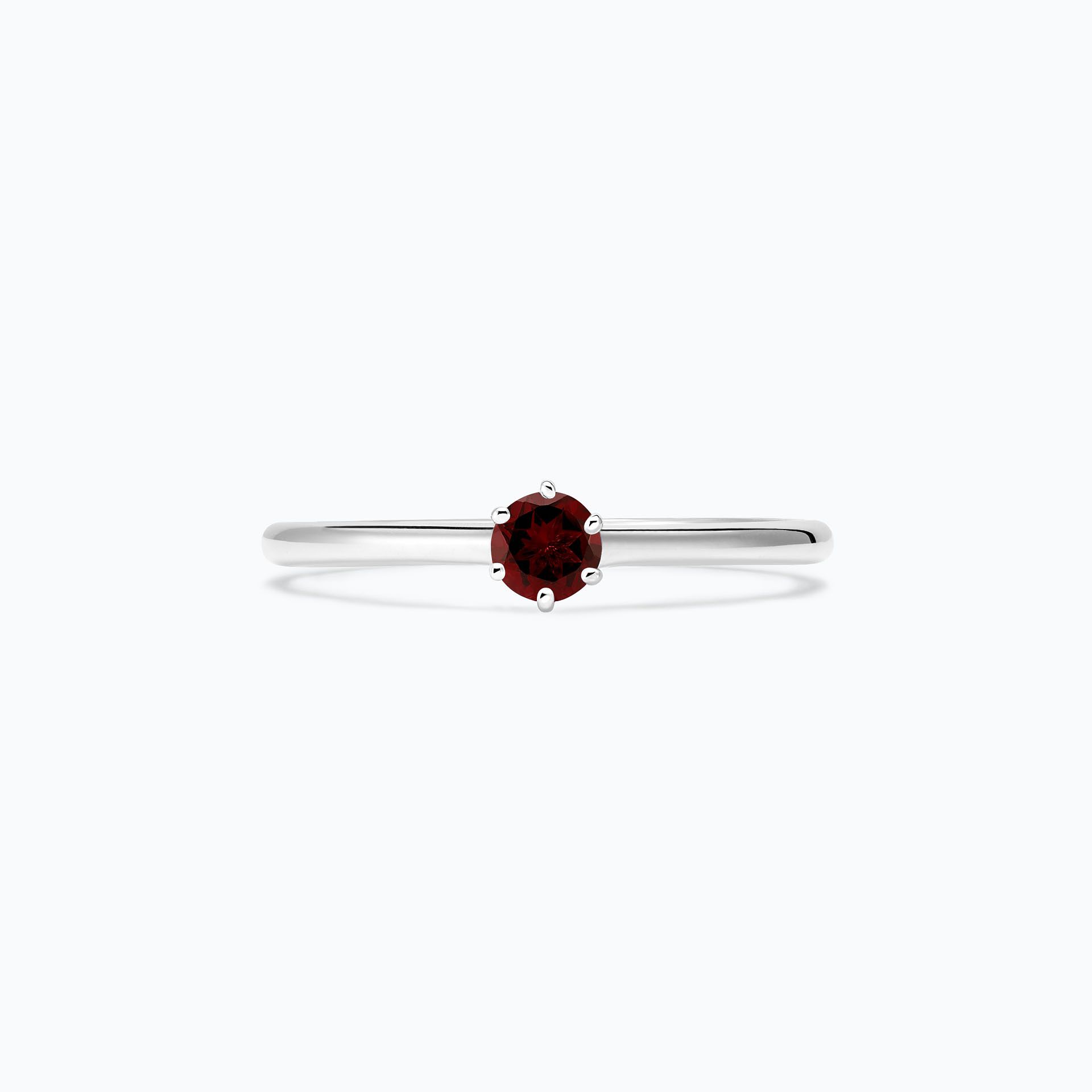 Solitaire Félicia Grenat 3.5 mm