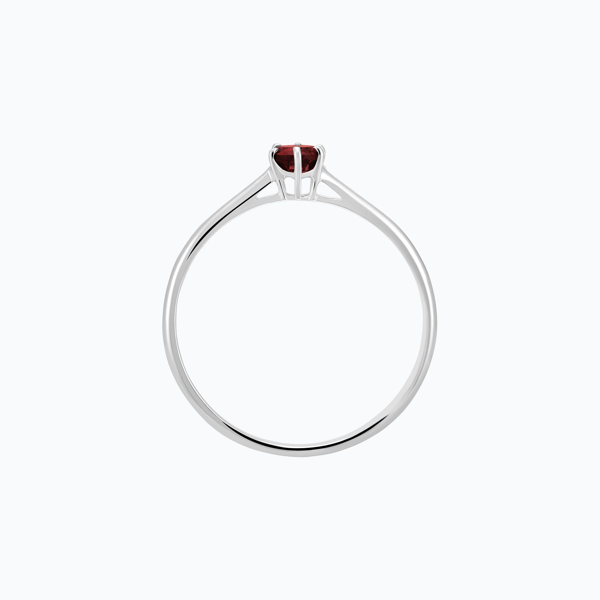 Solitaire Félicia Grenat 3.5 mm