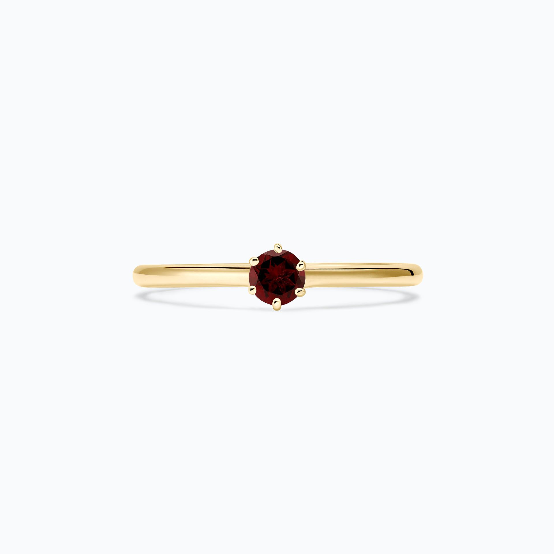 Solitaire Félicia Grenat 3.5 mm