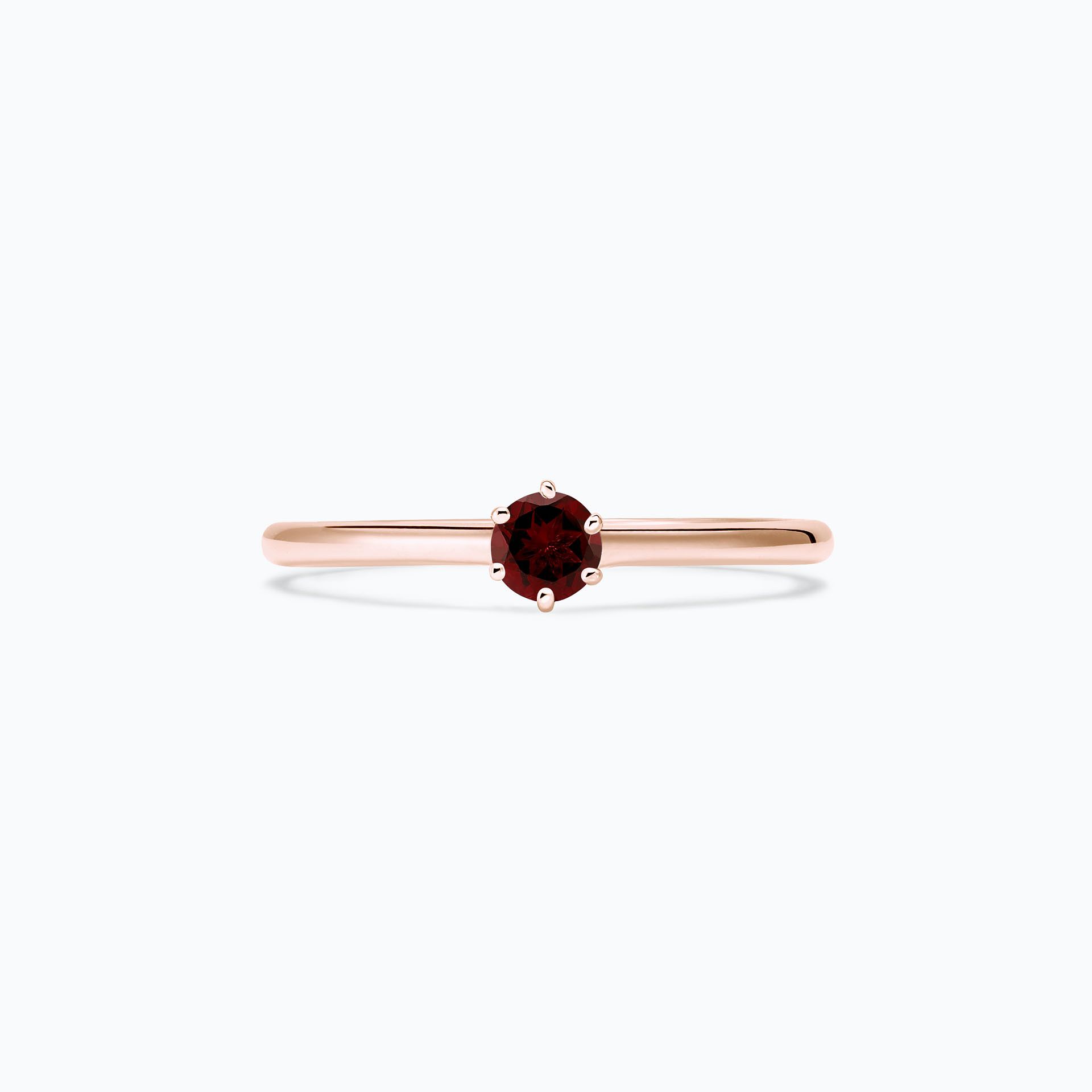 Solitaire Félicia Grenat 3.5 mm