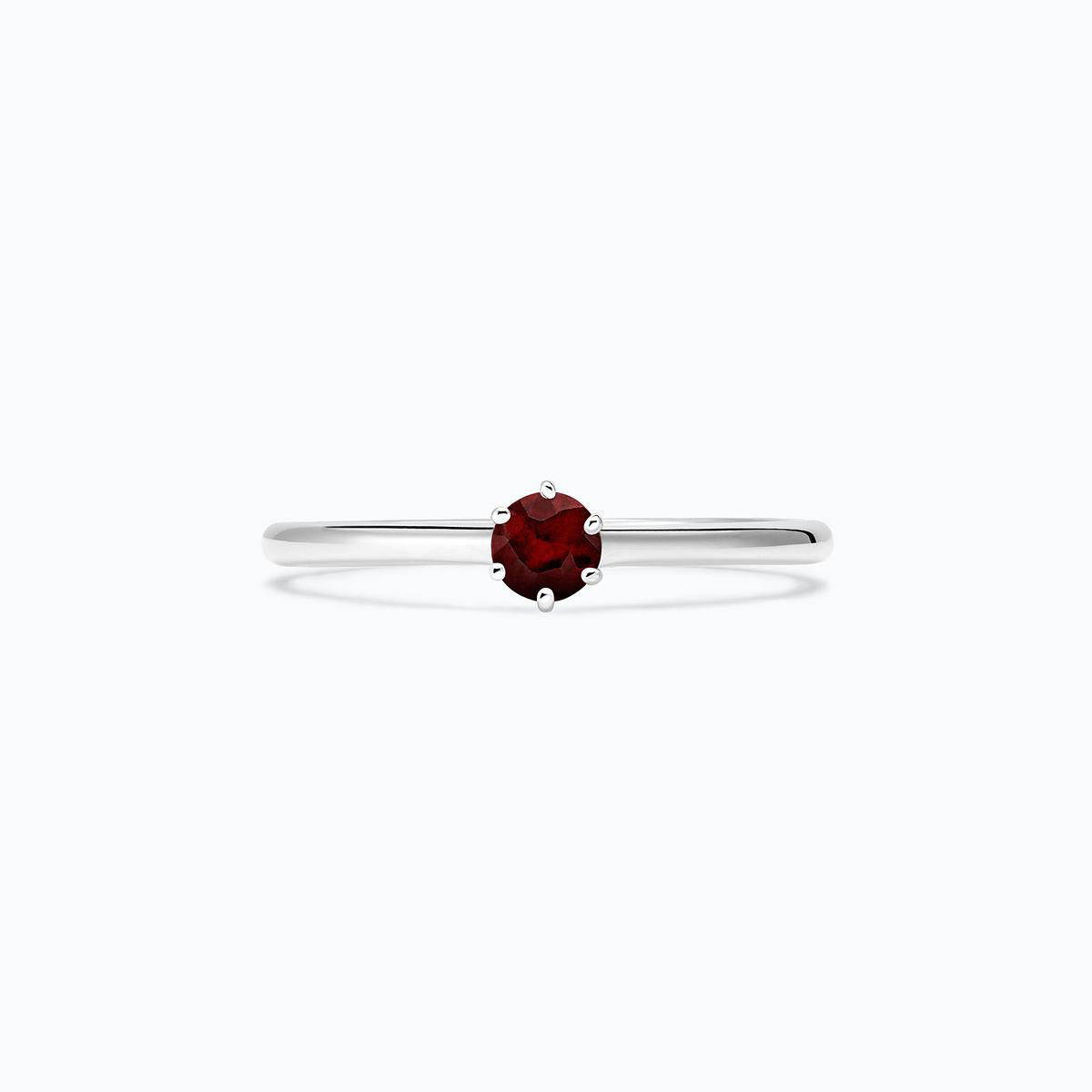 Solitaire Félicia Rubis 3.5 mm