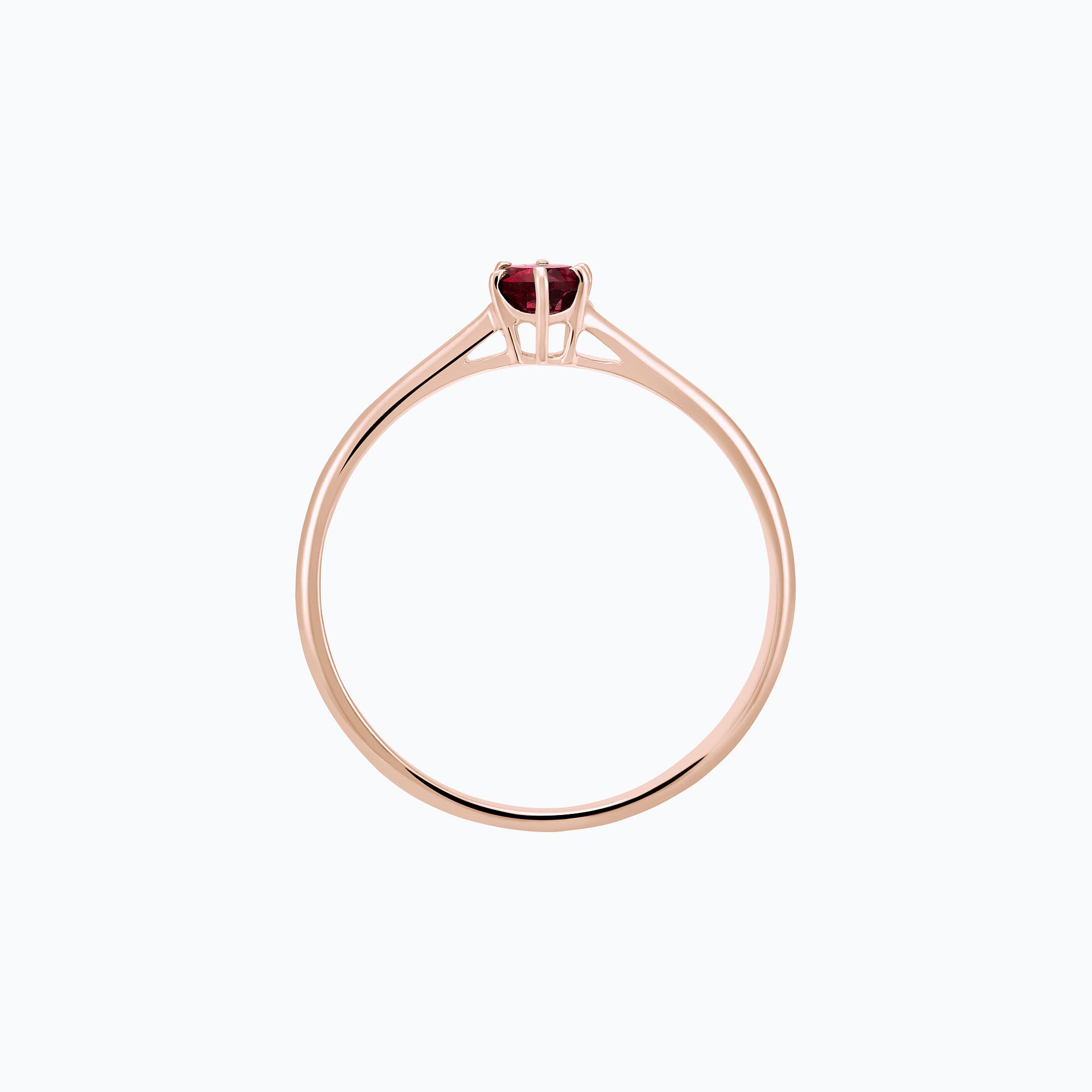 Solitaire Félicia Rubis 3.5 mm