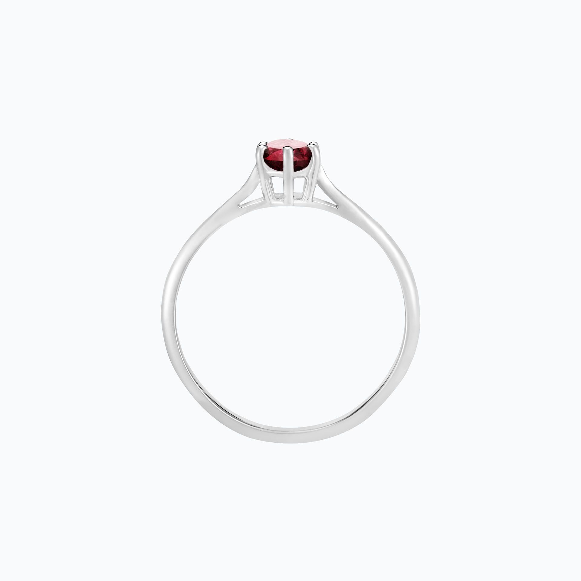 Solitaire Félicia Rubis 4.5 mm