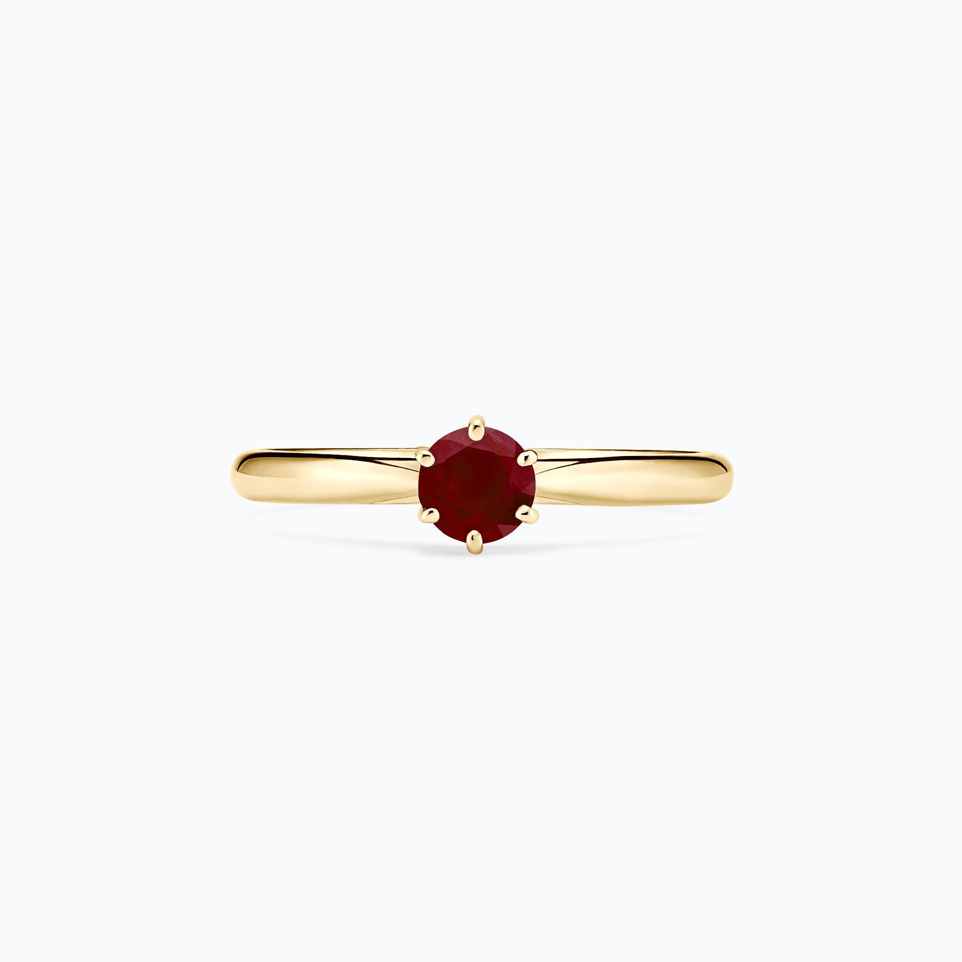 Solitaire Félicia Rubis 4.5 mm