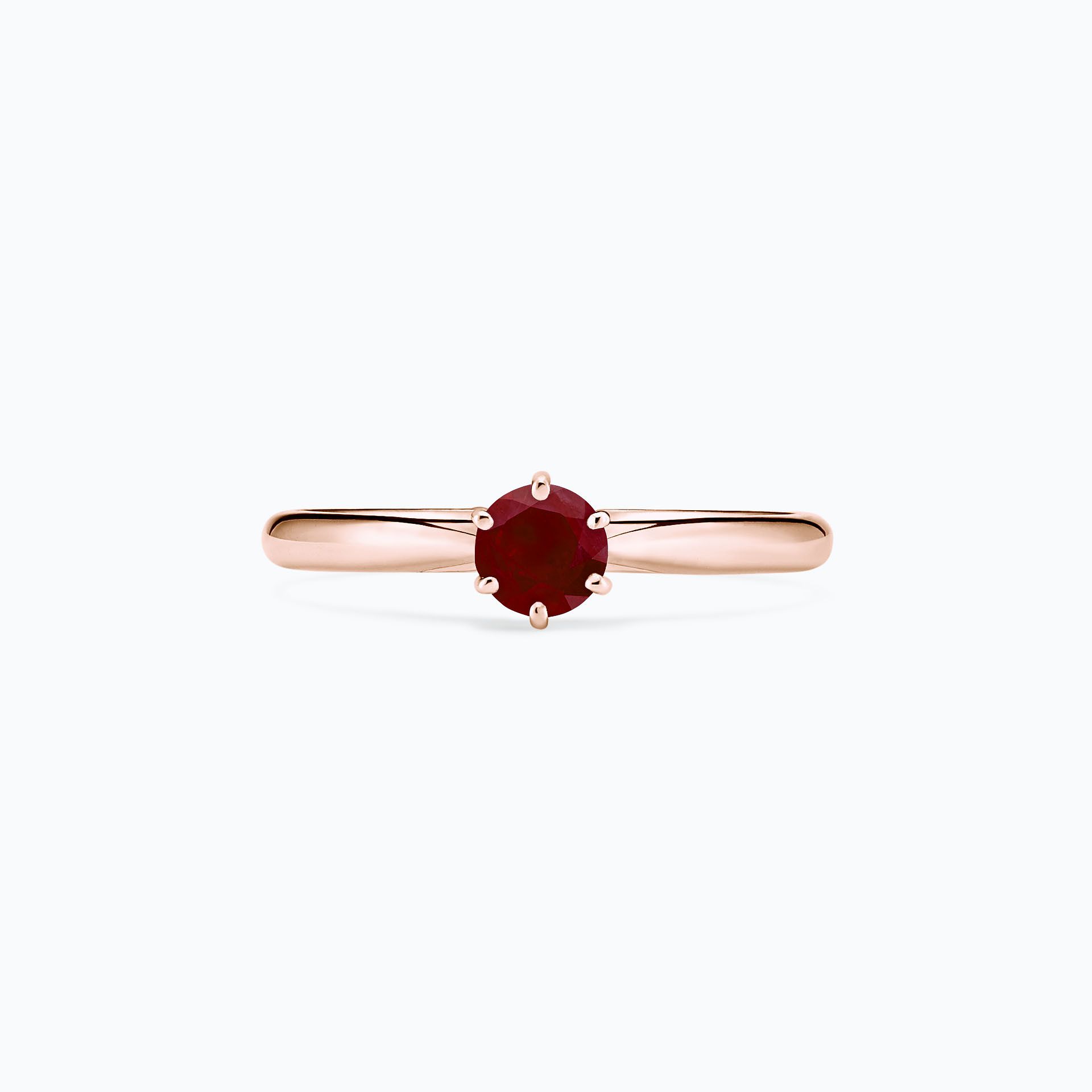 Solitaire Félicia Rubis 4.5 mm