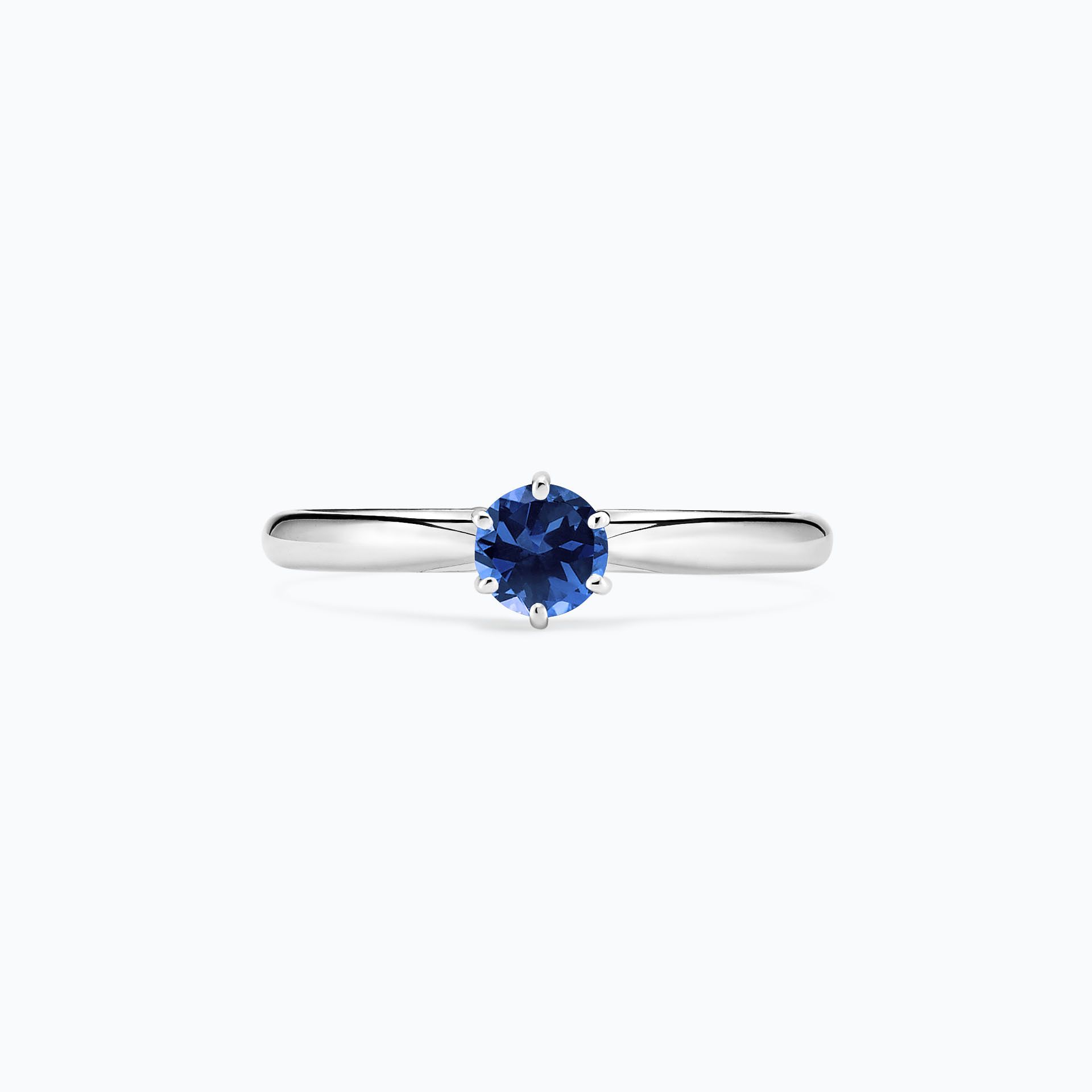 Solitaire Félicia Saphir Bleu Éclipse 4.5 mm
