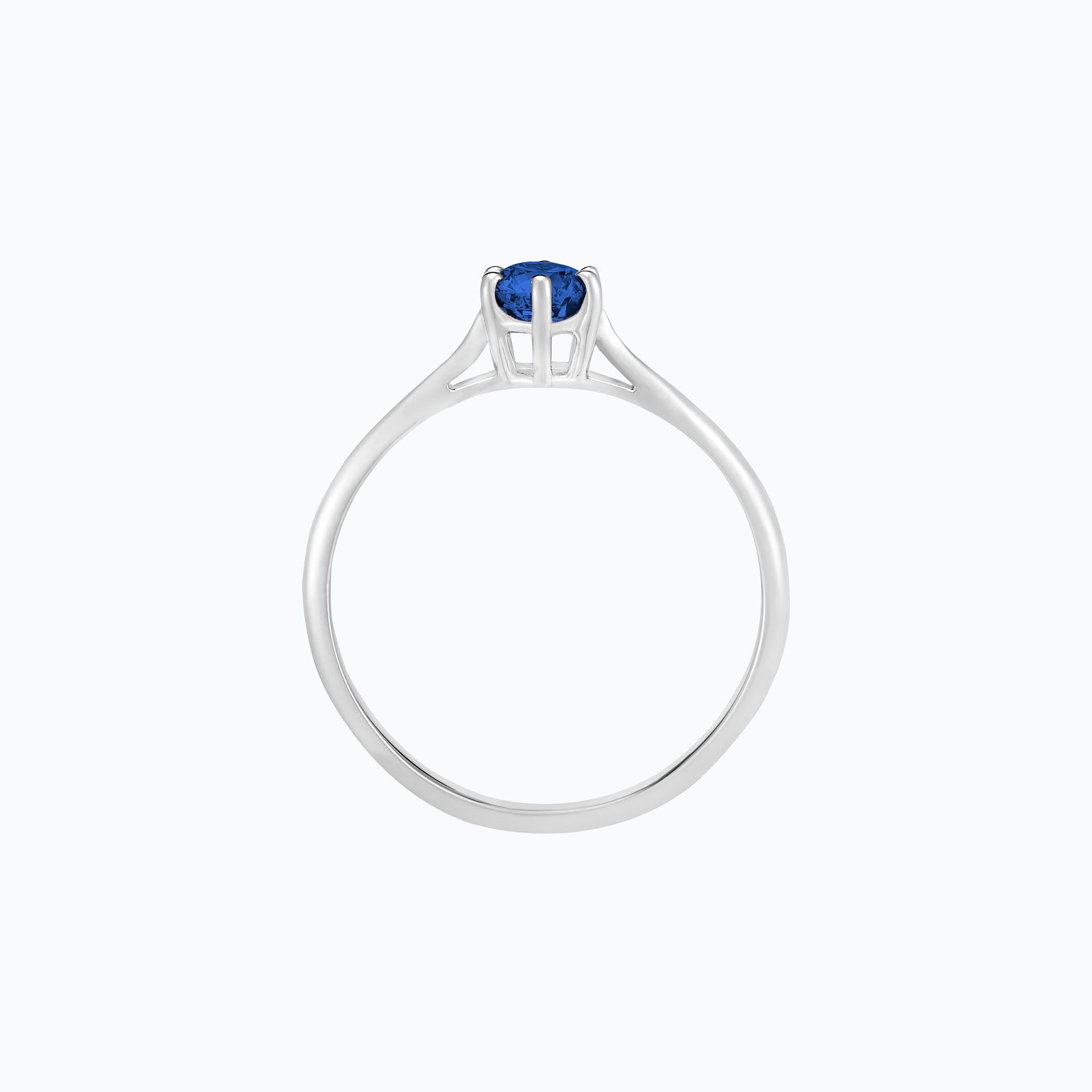 Solitaire Félicia Saphir Bleu Éclipse 4.5 mm
