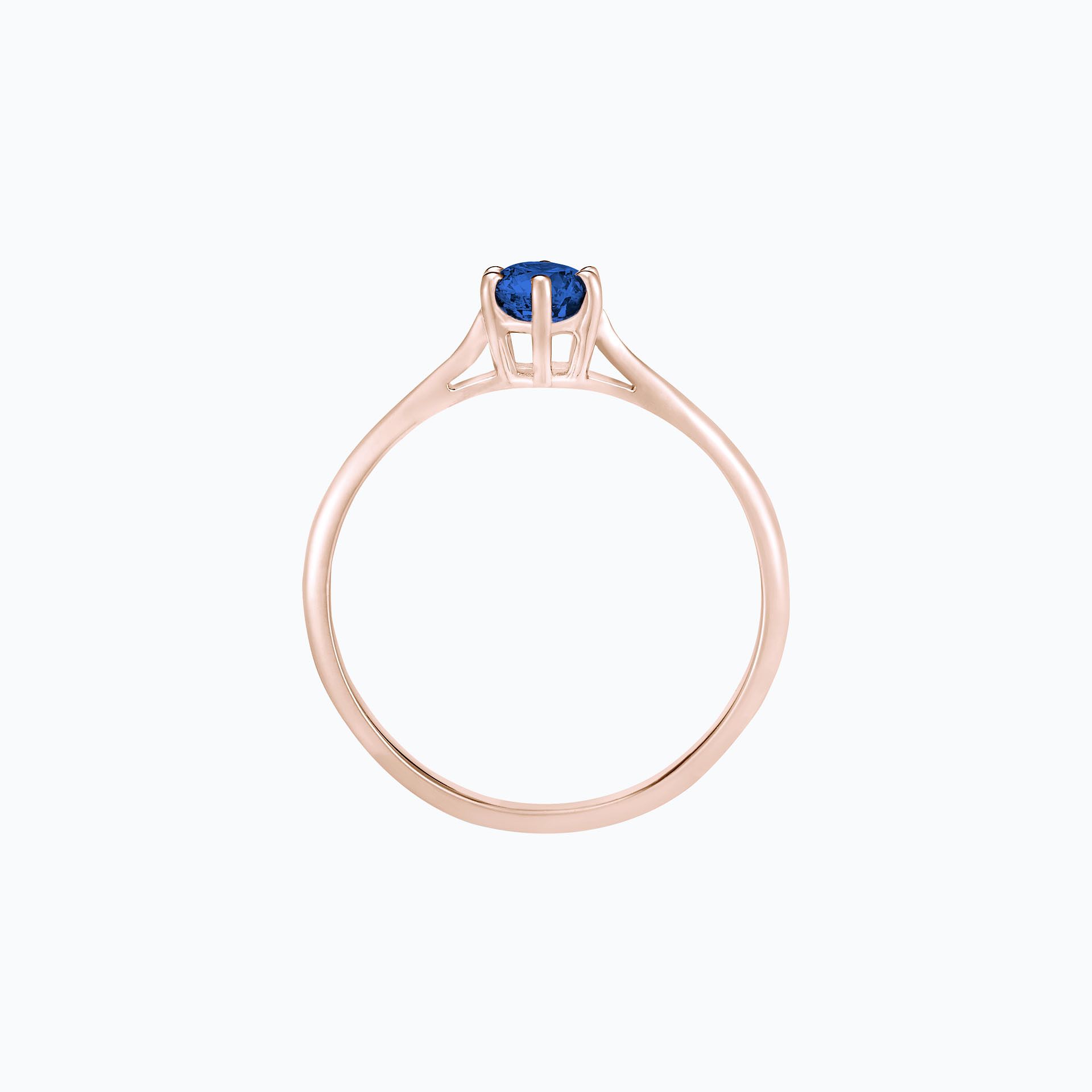 Solitaire Félicia Saphir Bleu Éclipse 4.5 mm