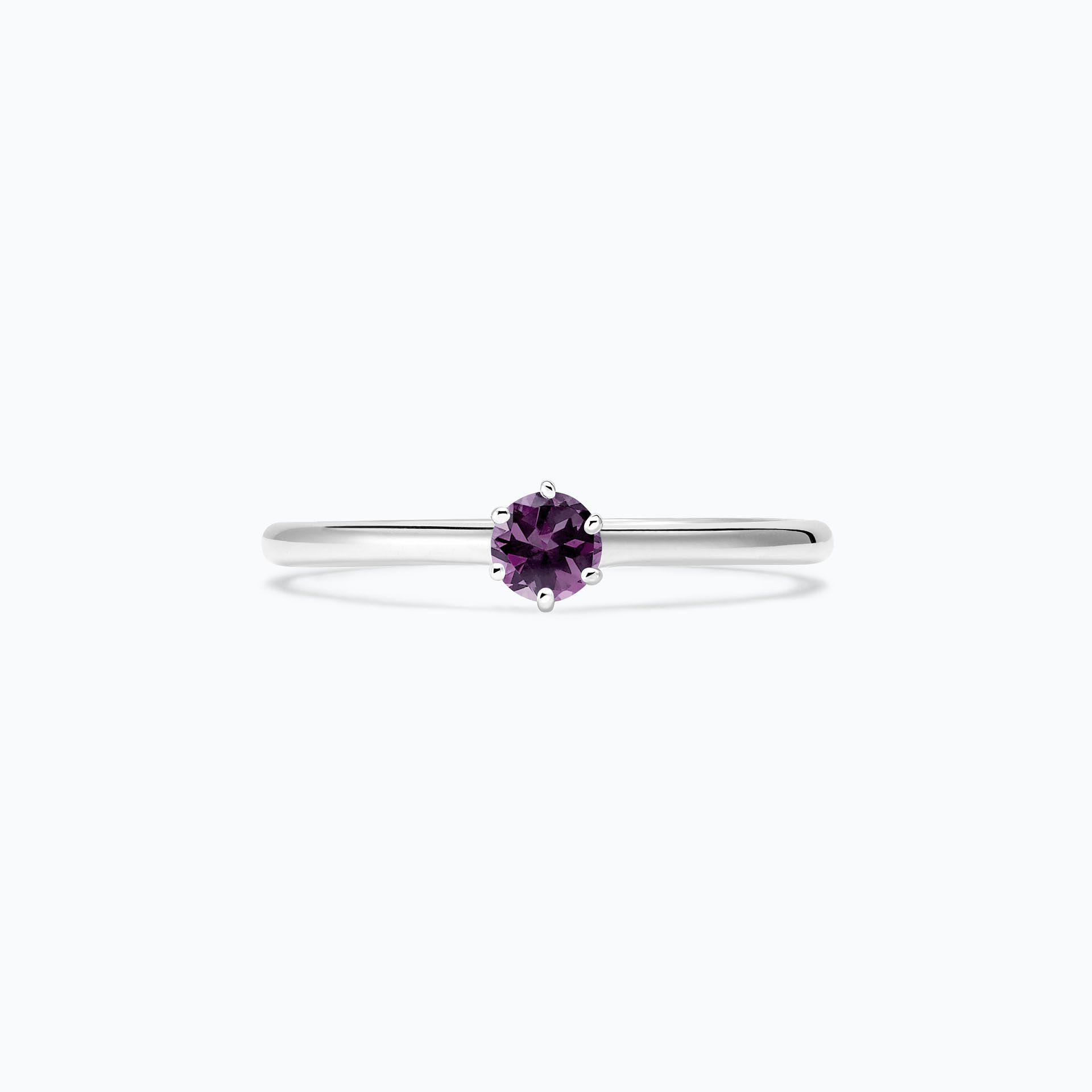 Solitaire Félicia Saphir Violet 3.5 mm