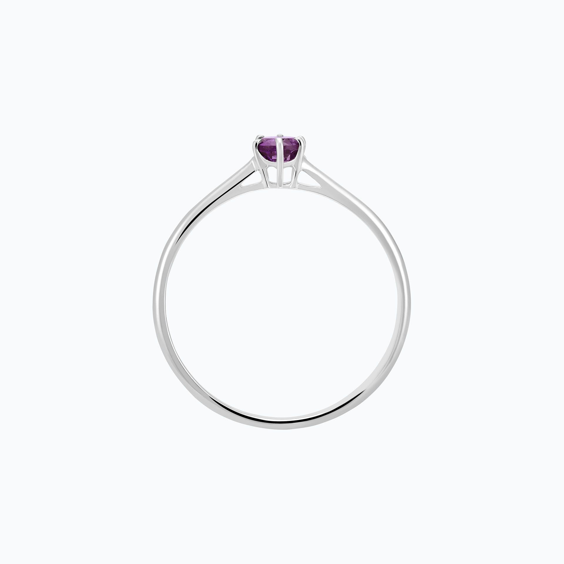 Solitaire Félicia Saphir Violet 3.5 mm