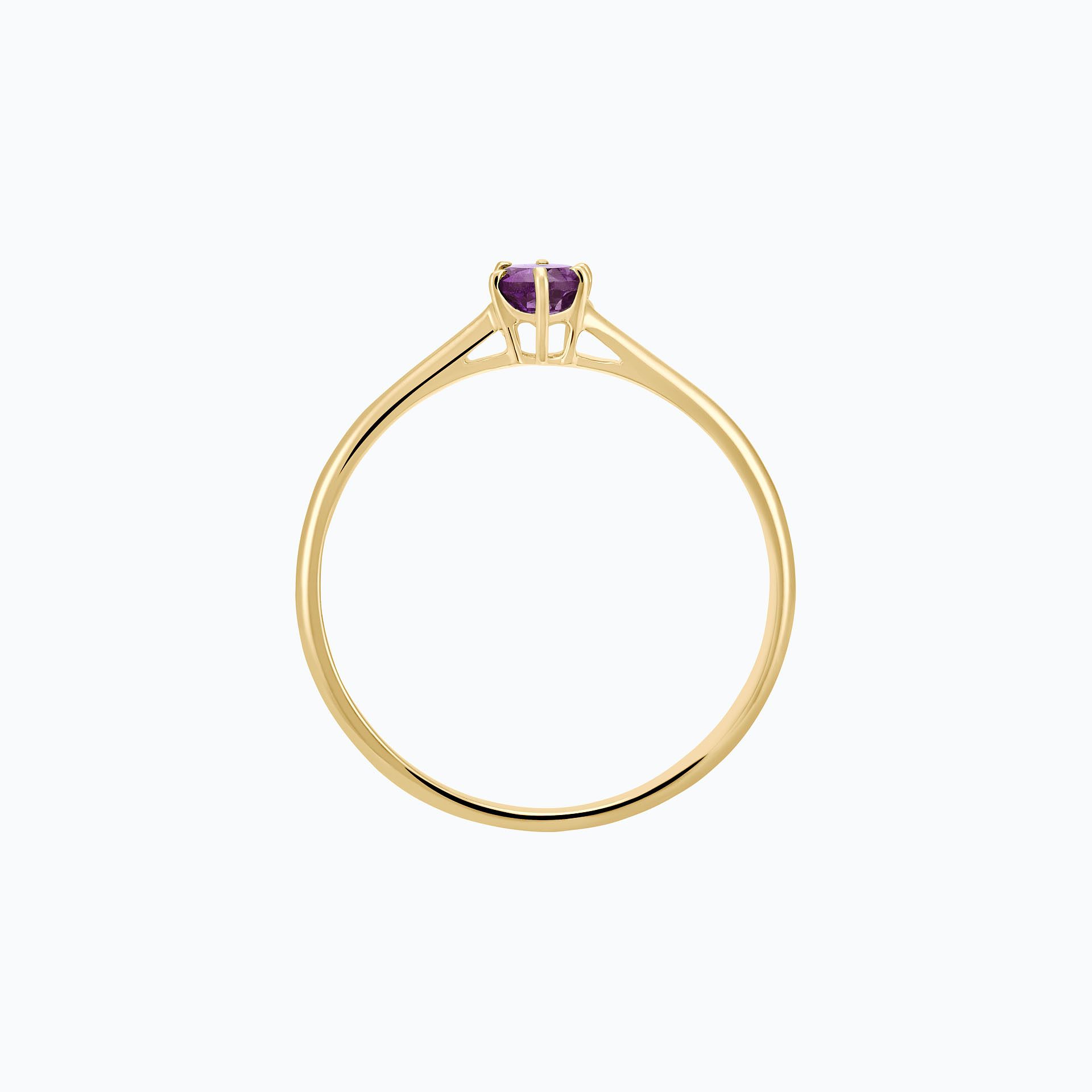 Solitaire Félicia Saphir Violet 3.5 mm