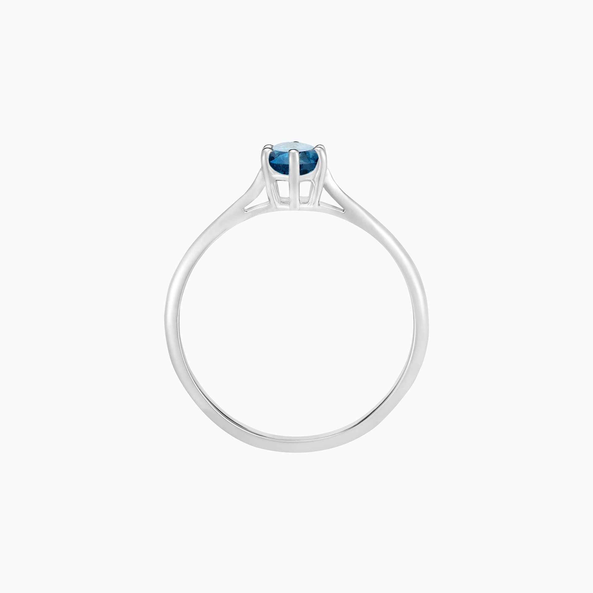 Solitaire Félicia Topaze Blue London 4.5 mm