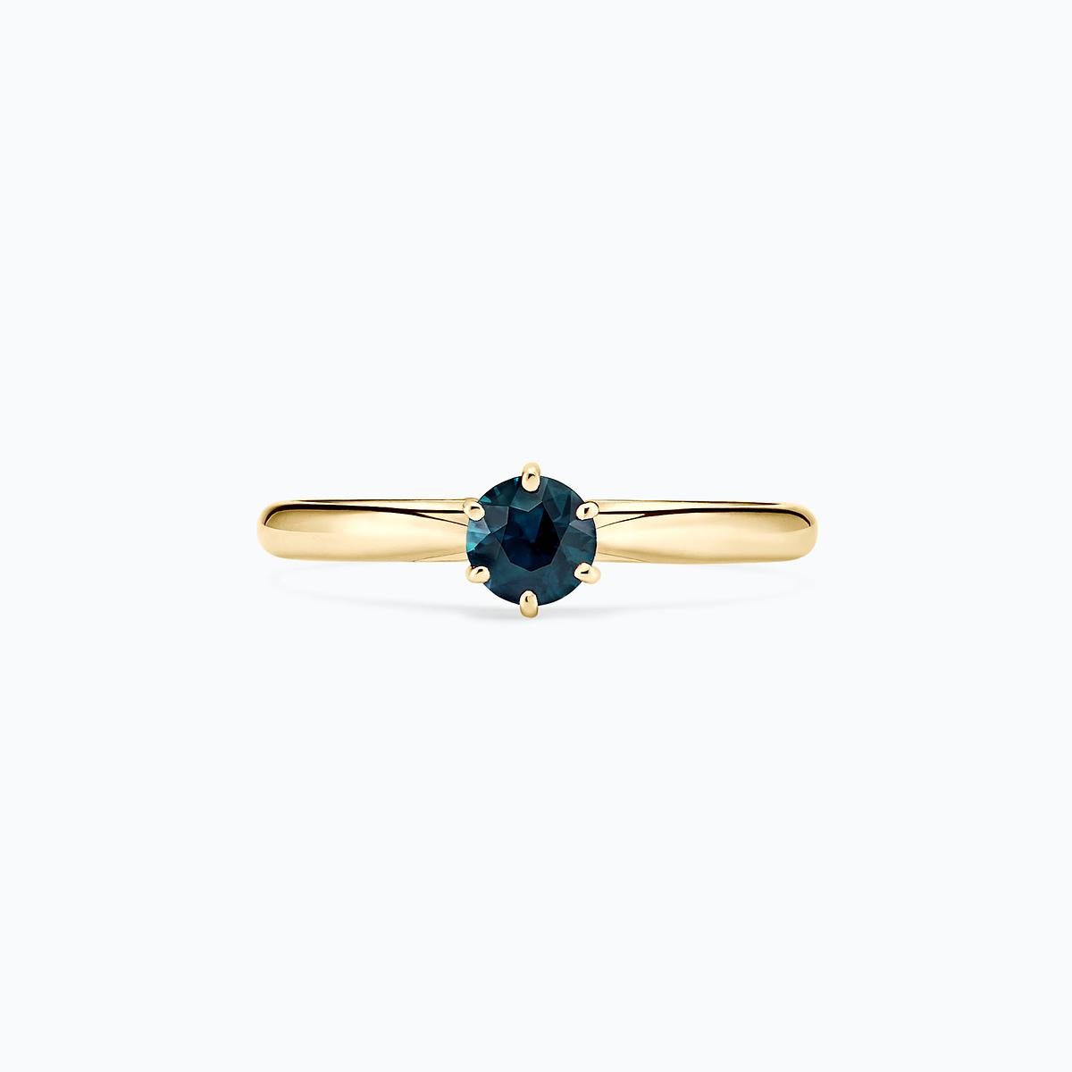 Solitaire Félicia Topaze Blue London 4.5 mm