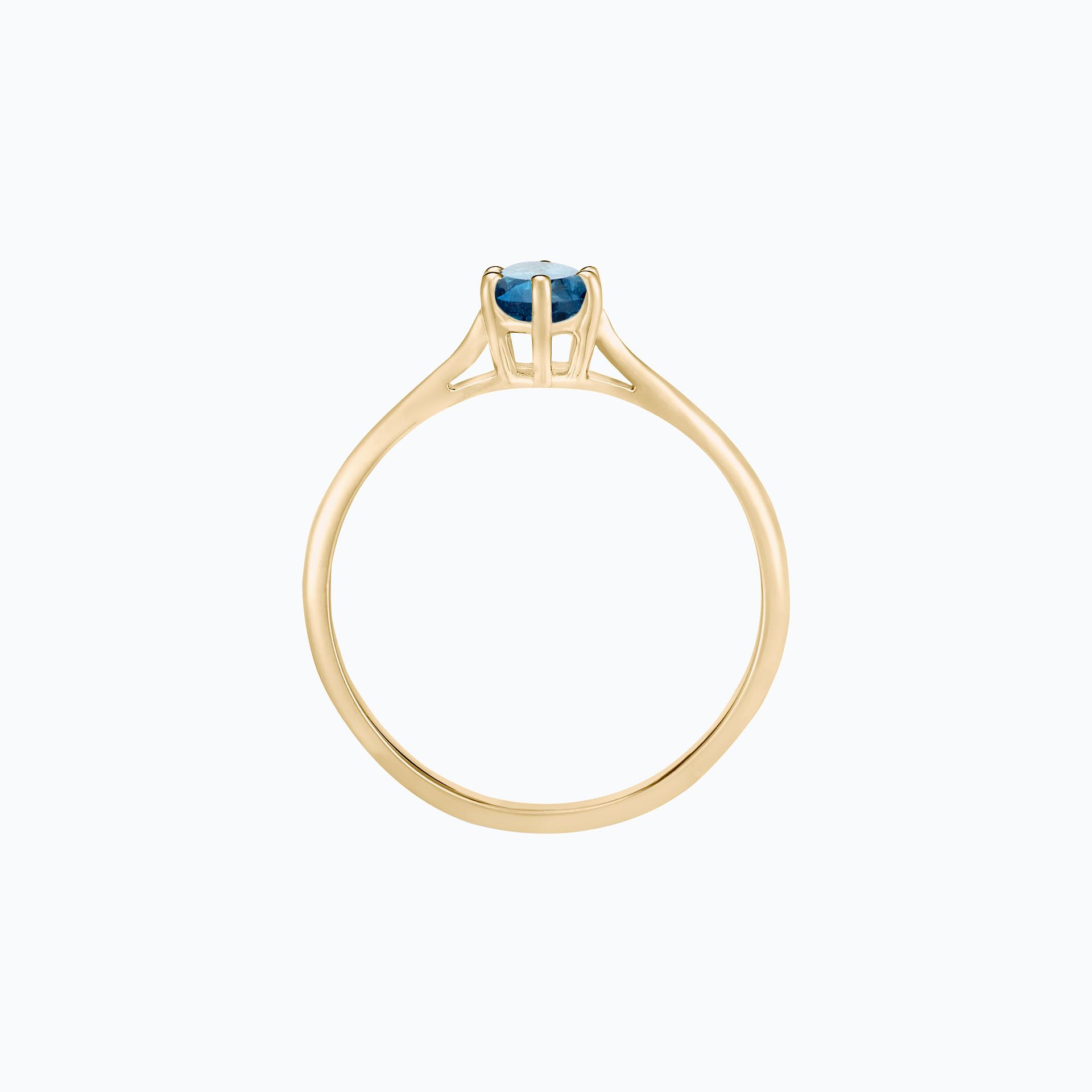 Solitaire Félicia Topaze Blue London 4.5 mm