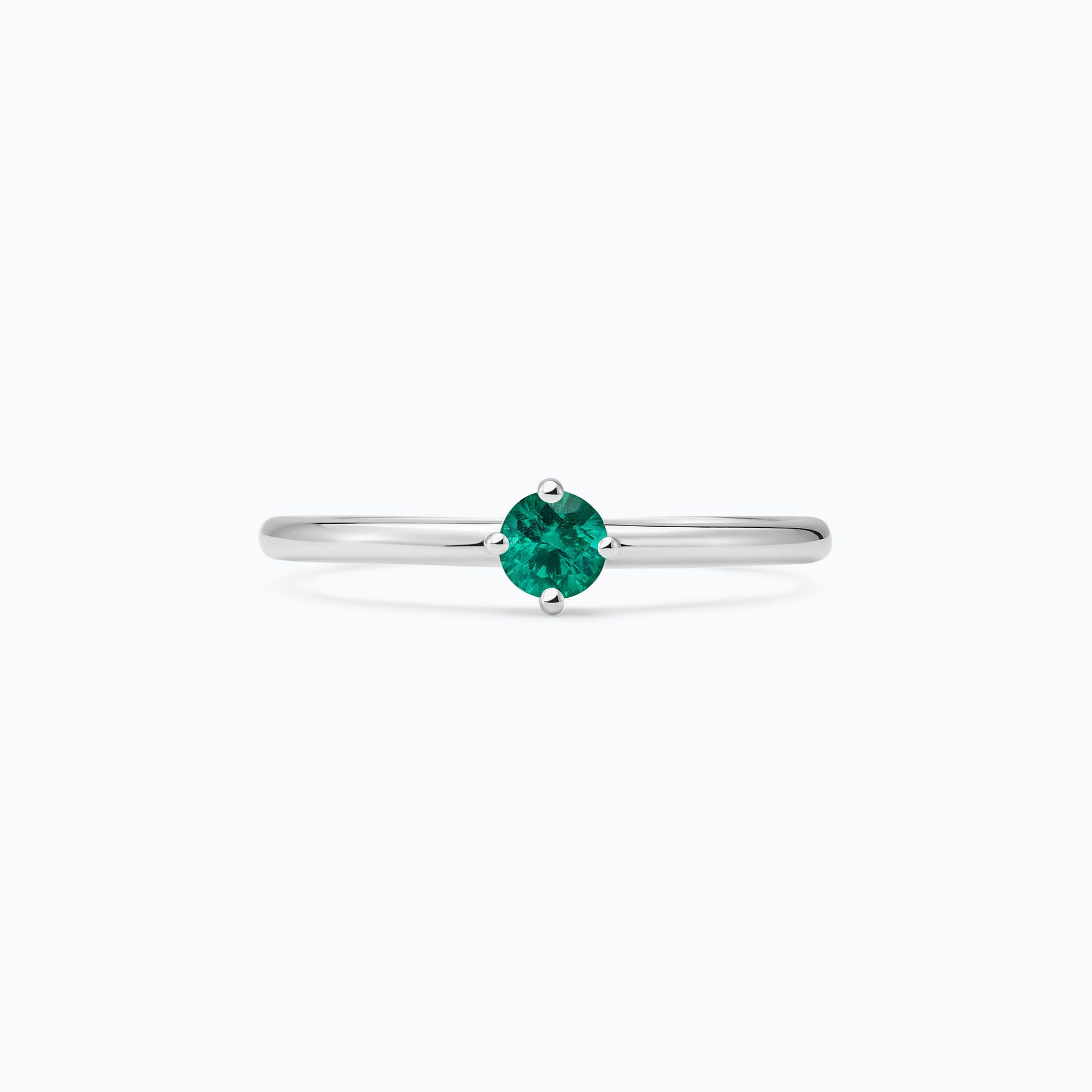 Solitaire Alva Émeraude 3.5 mm