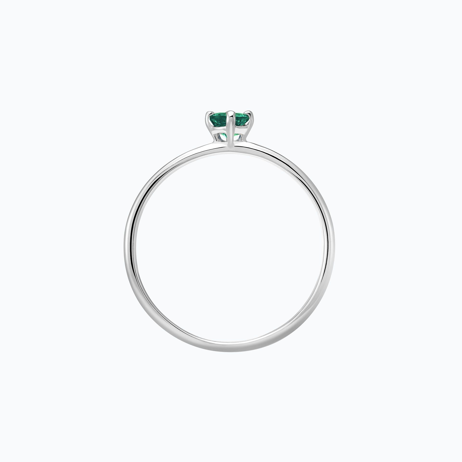 Solitaire Alva Émeraude 3.5 mm