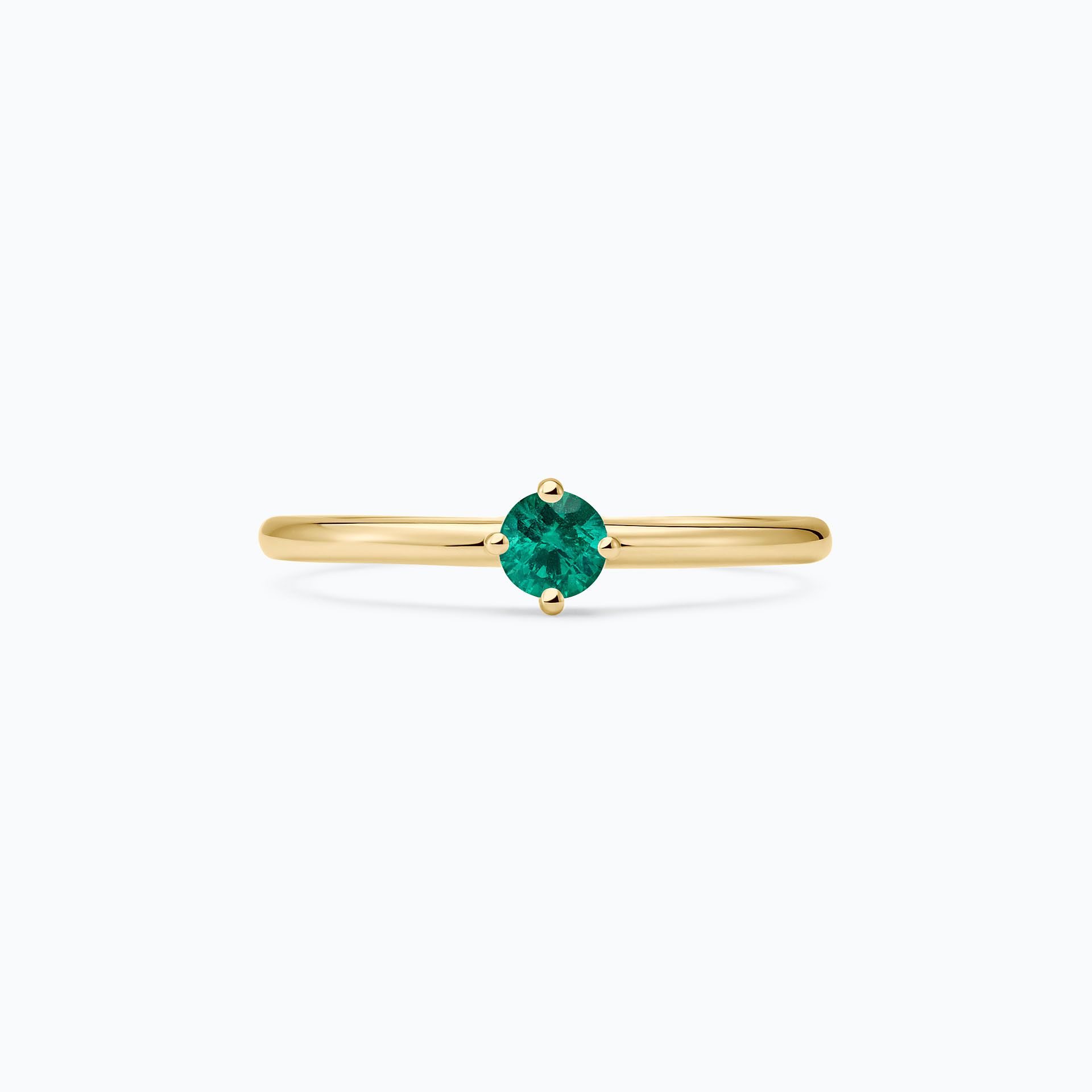 Solitaire Alva Émeraude 3.5 mm
