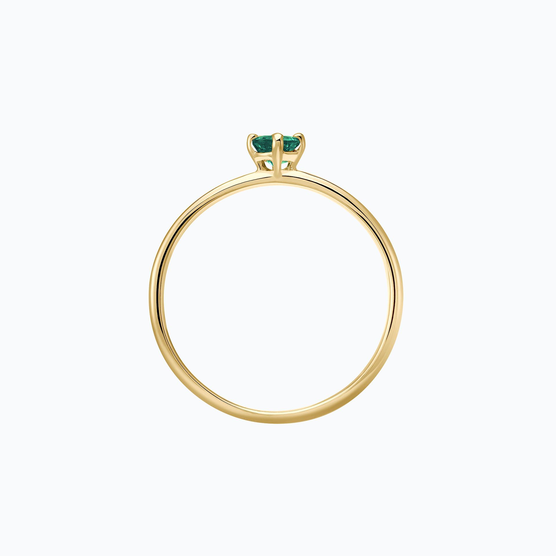Solitaire Alva Émeraude 3.5 mm