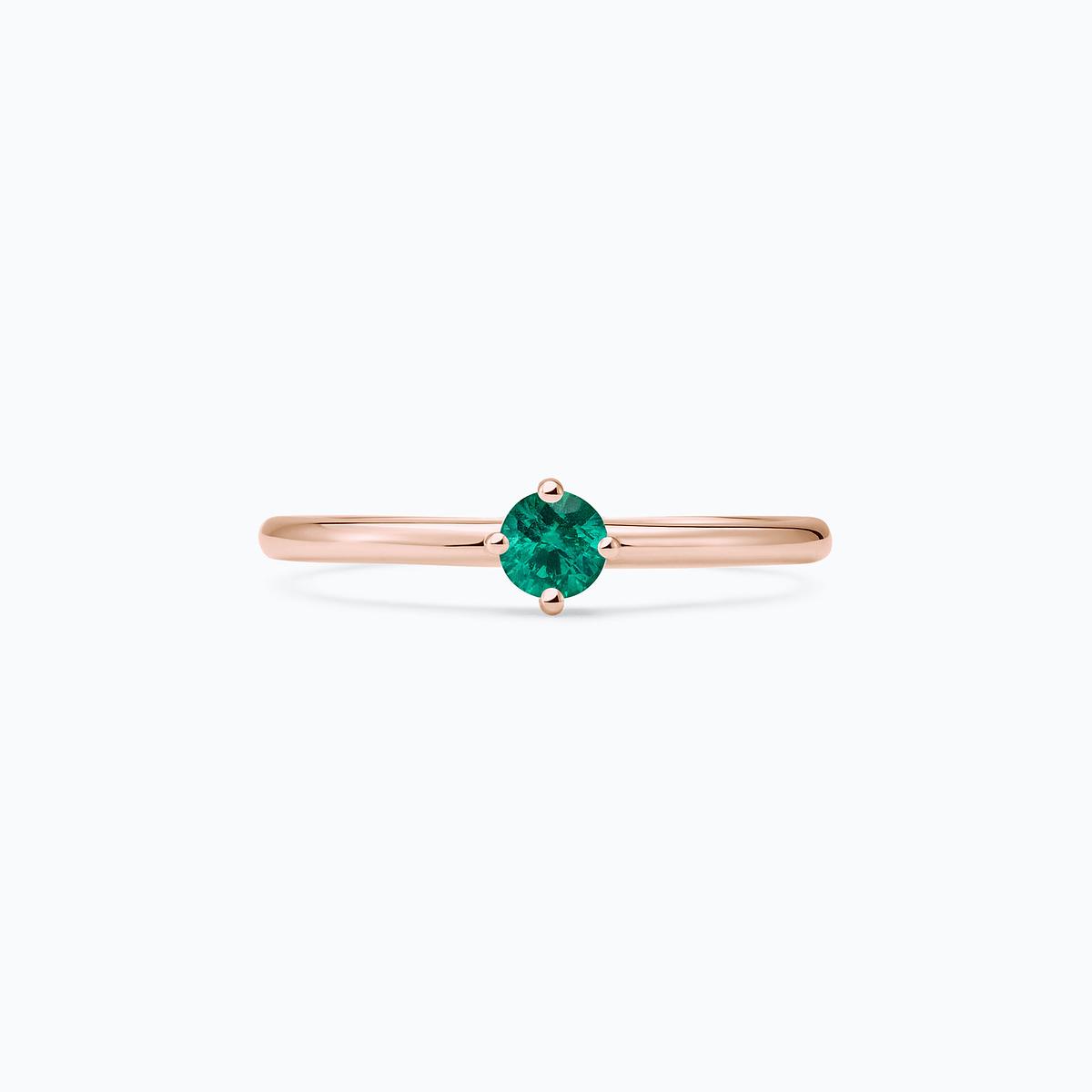 Solitaire Alva Émeraude 3.5 mm