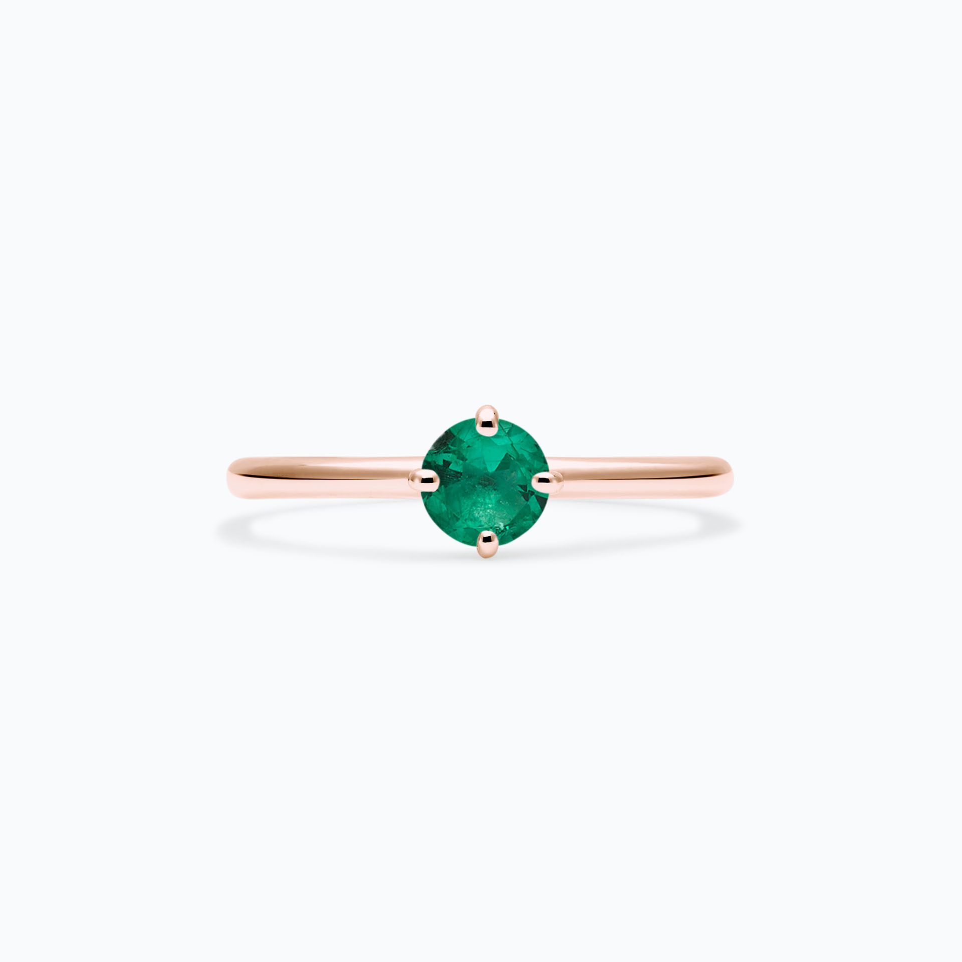 Solitaire Alva Émeraude 4.5 mm