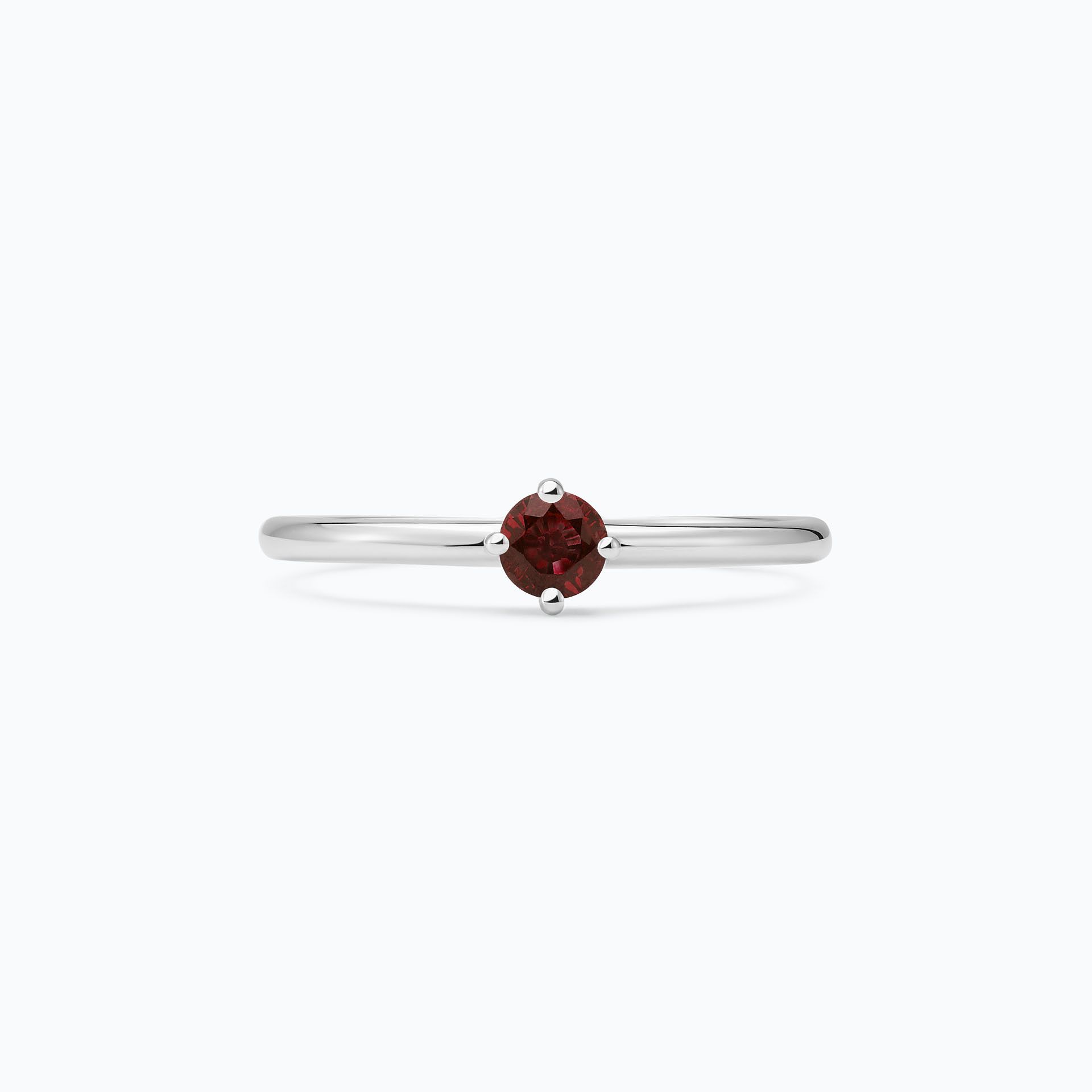 Solitaire Alva Grenat 3.5 mm
