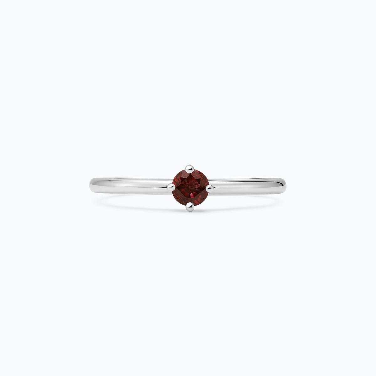 Solitaire Alva Grenat 3.5 mm