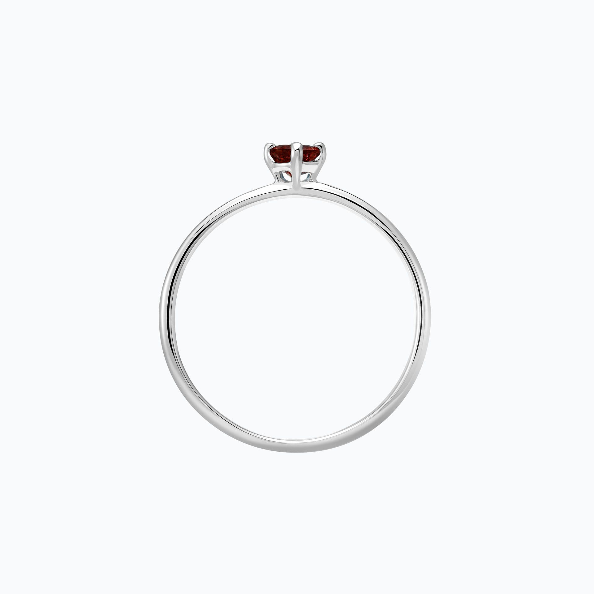 Solitaire Alva Grenat 3.5 mm
