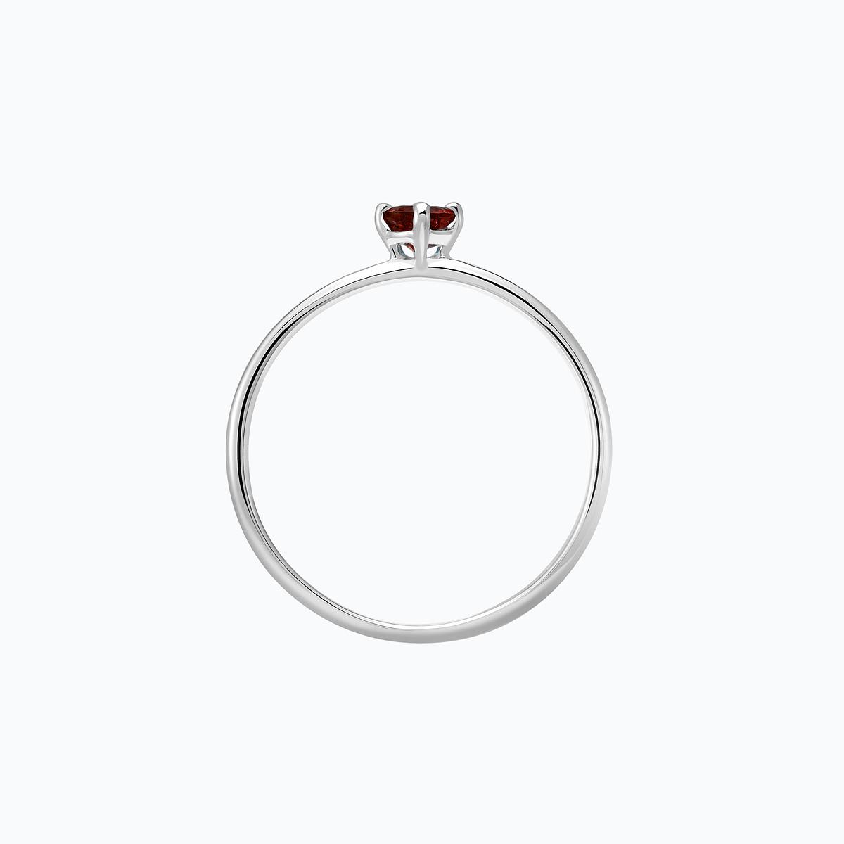 Solitaire Alva Grenat 3.5 mm